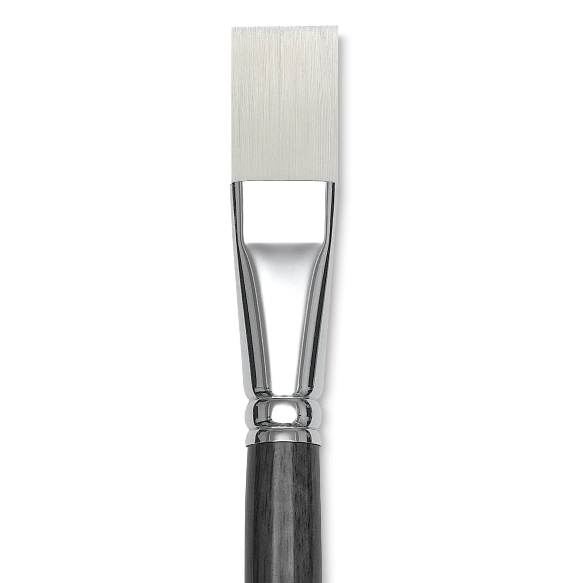 Blick Studio Synthetic Brush - Flat, Long Handle, Size 20, close-up
