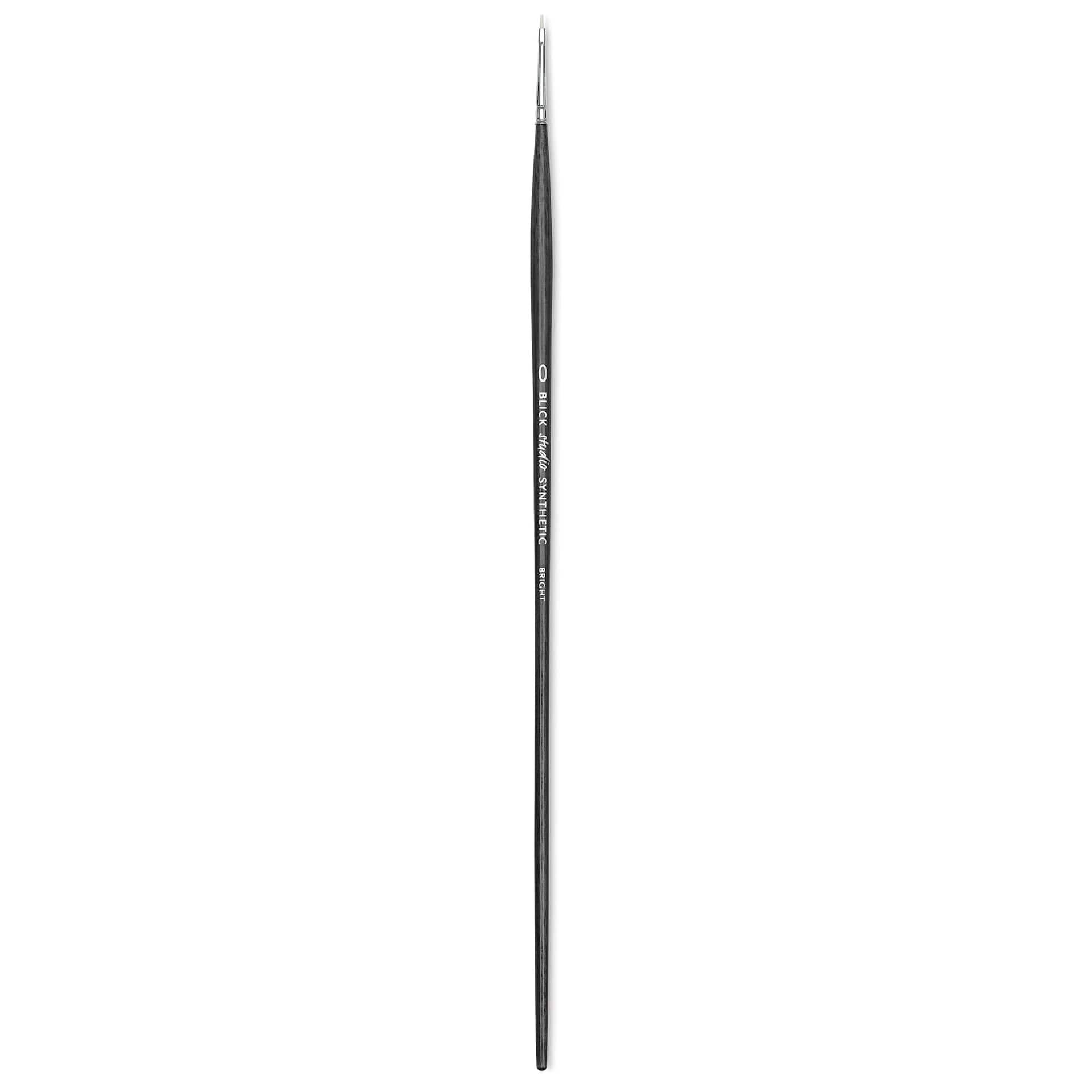 Blick Studio Synthetic Brush - Bright, Long Handle, Size 0