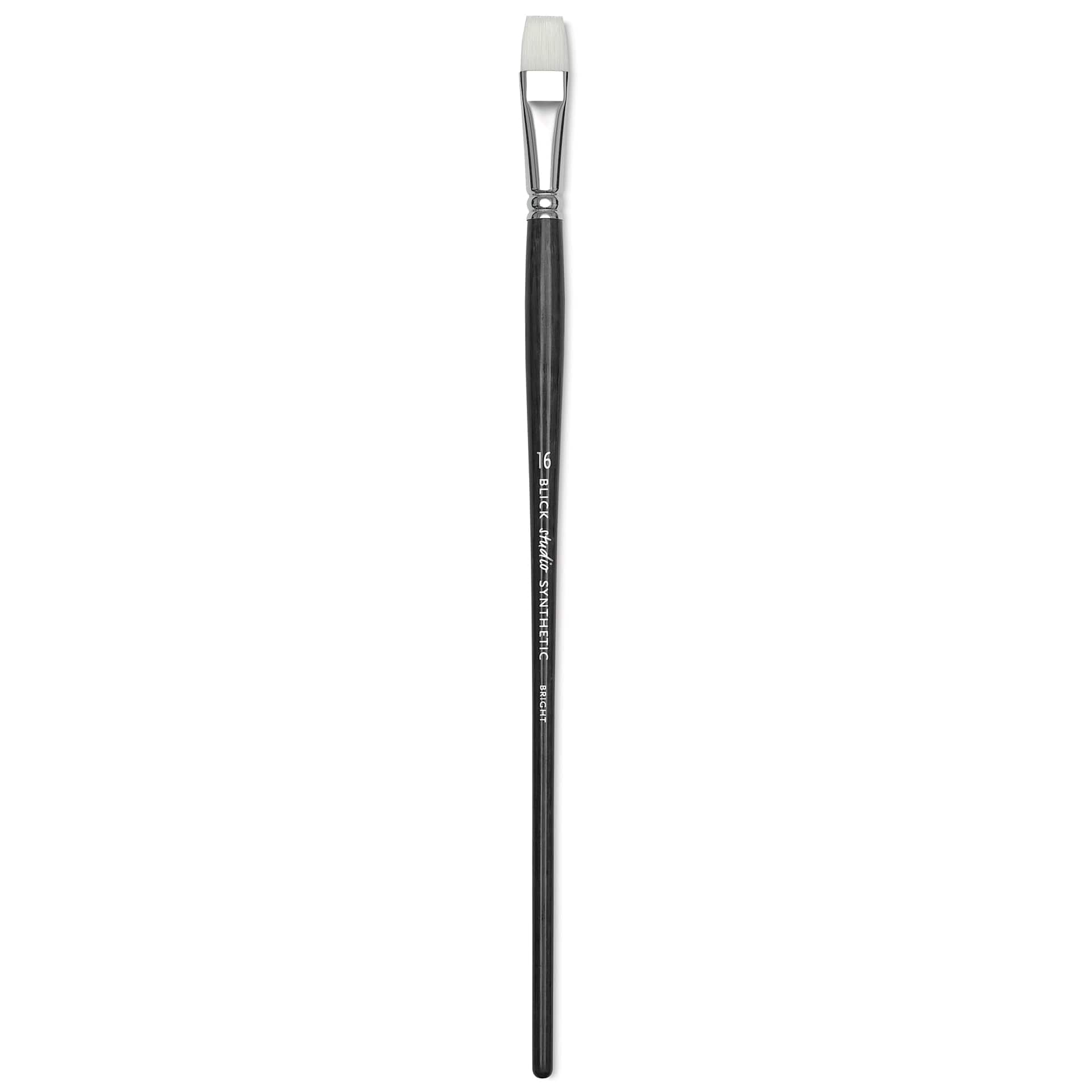 Blick Studio Synthetic Brush - Bright, Long Handle, Size 16