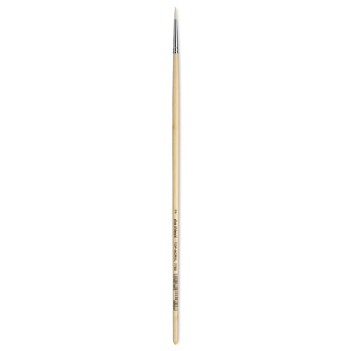Da Vinci Top Acryl Synthetic Brush - Round, Long Handle, Size 2