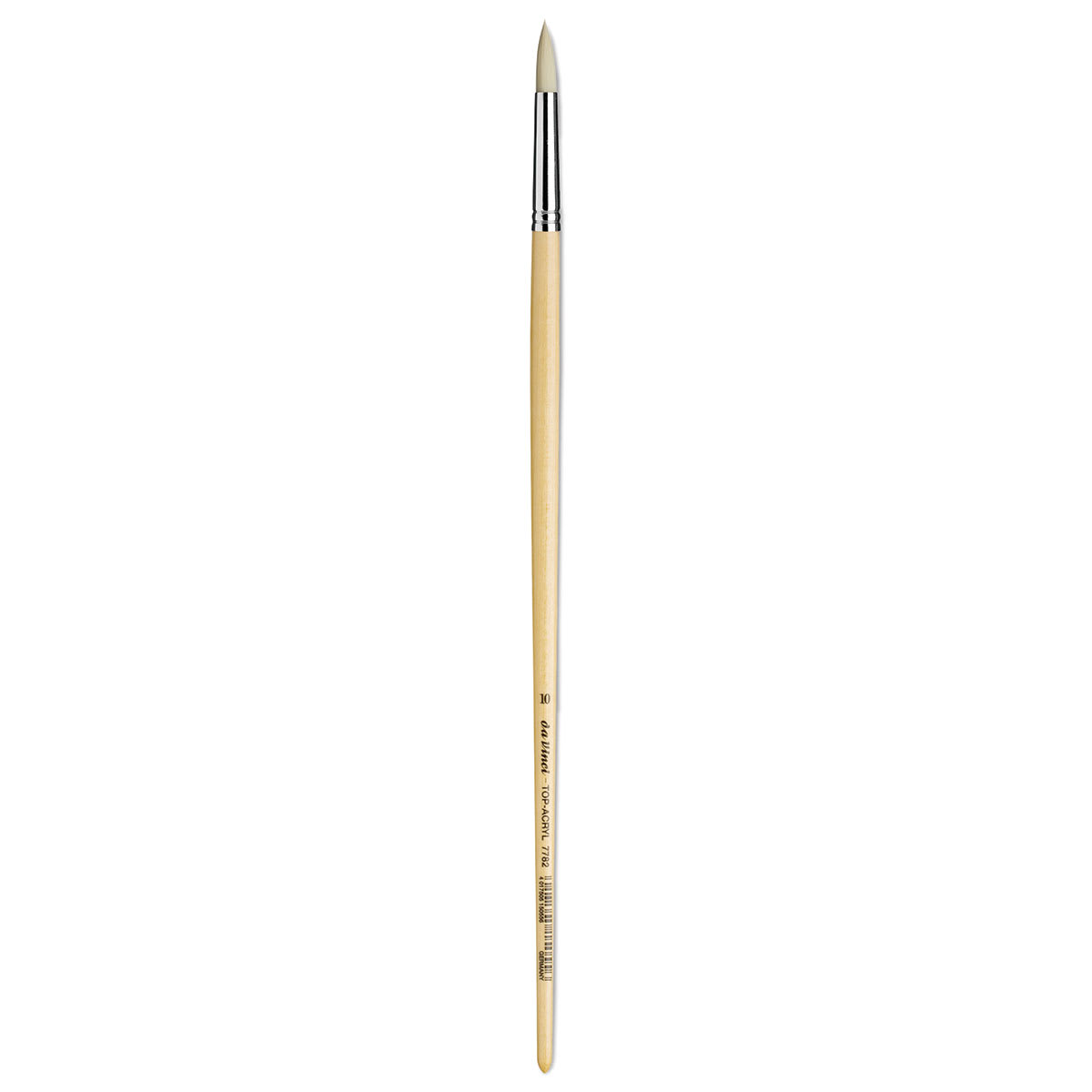 Da Vinci Top Acryl Synthetic Brush - Round, Long Handle, Size 10