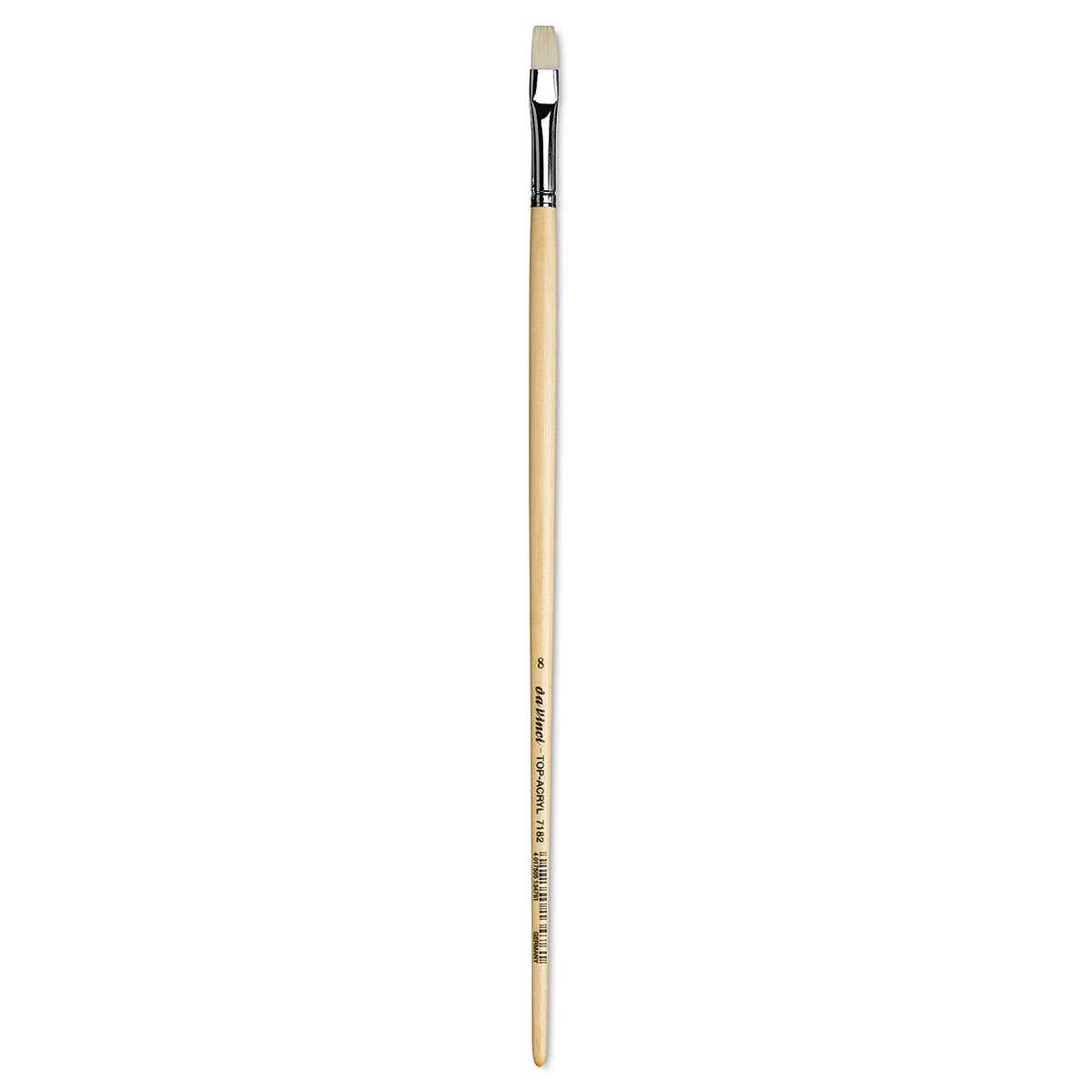 Da Vinci Top Acryl Synthetic Brush - Bright, Long Handle, Size 8