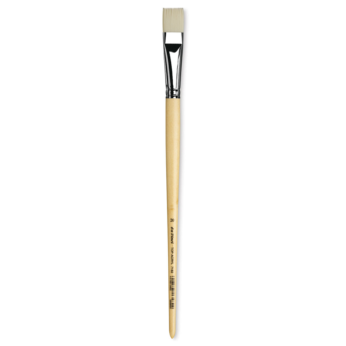Da Vinci Top Acryl Synthetic Brush - Bright, Long Handle, Size 20