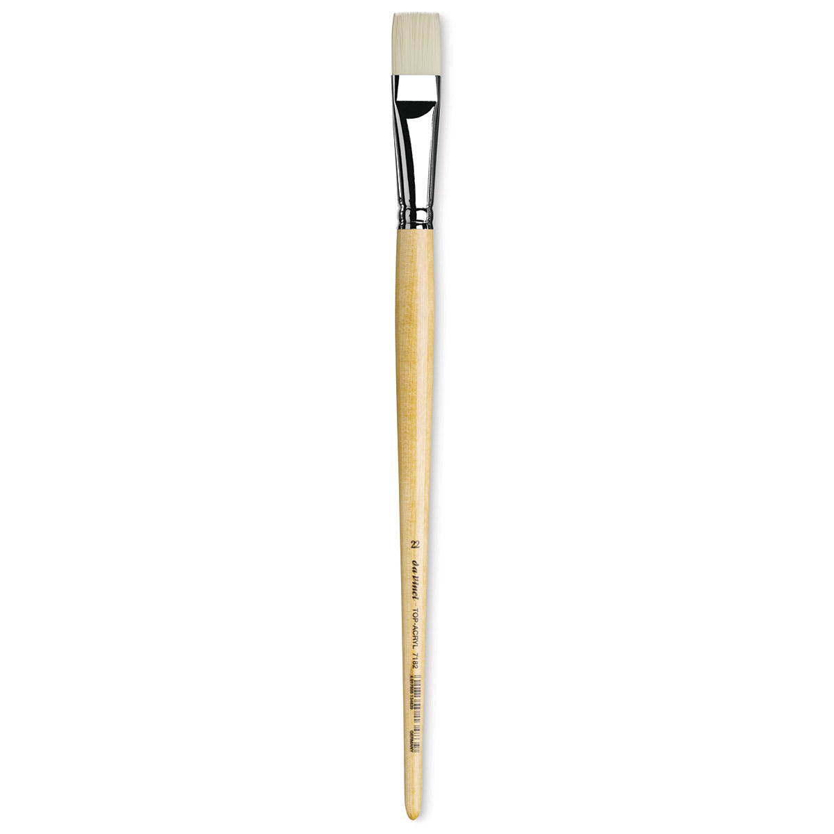 Da Vinci Top Acryl Synthetic Brush - Bright, Long Handle, Size 22
