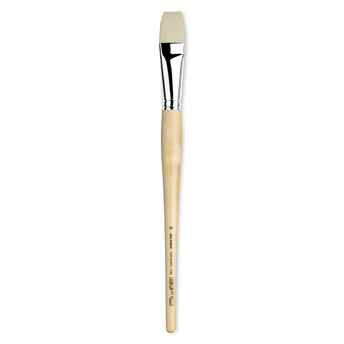 Da Vinci Top Acryl Synthetic Brush - Bright, Long Handle, Size 30