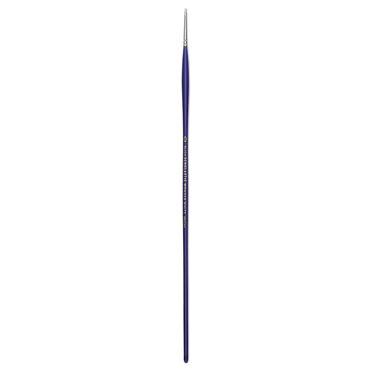 Blick Scholastic Wonder White Brush - Bright, Long Handle, Size 0
