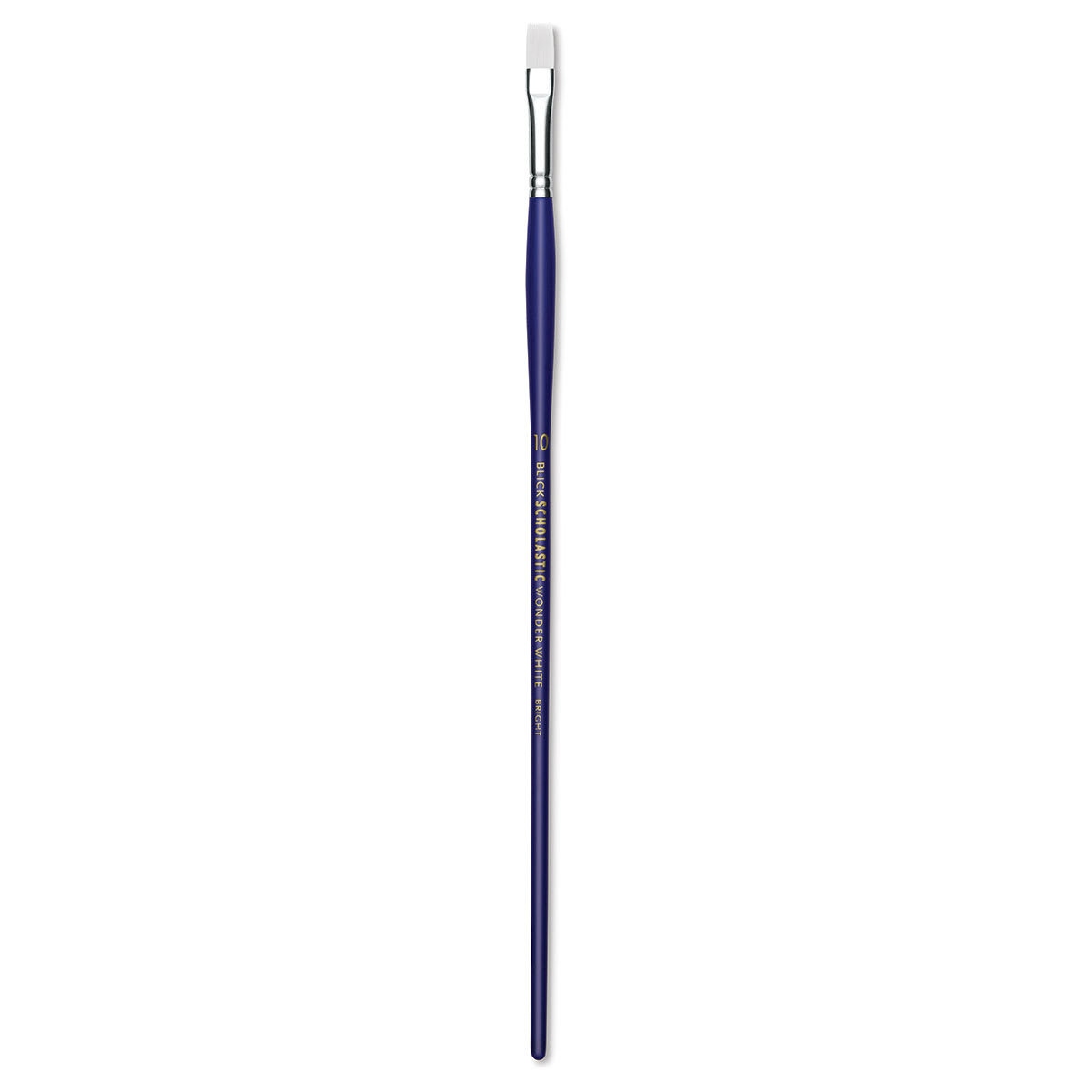 Blick Scholastic Wonder White Brush - Bright, Long Handle, Size 10
