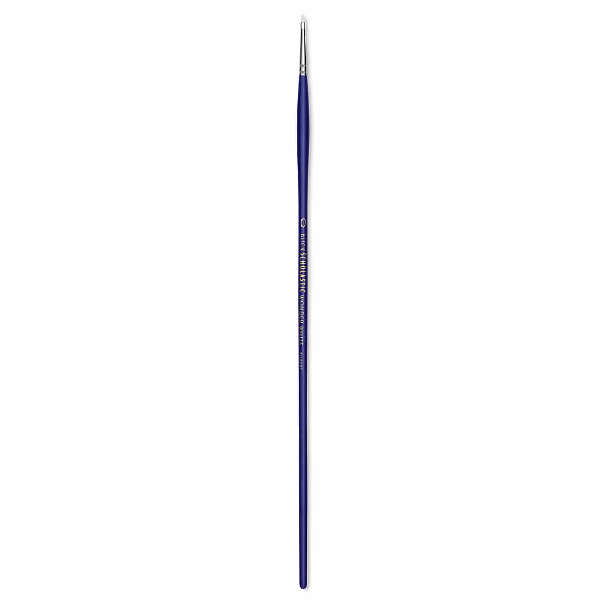 Blick Scholastic Wonder White Brush - Filbert, Long Handle, Size 0