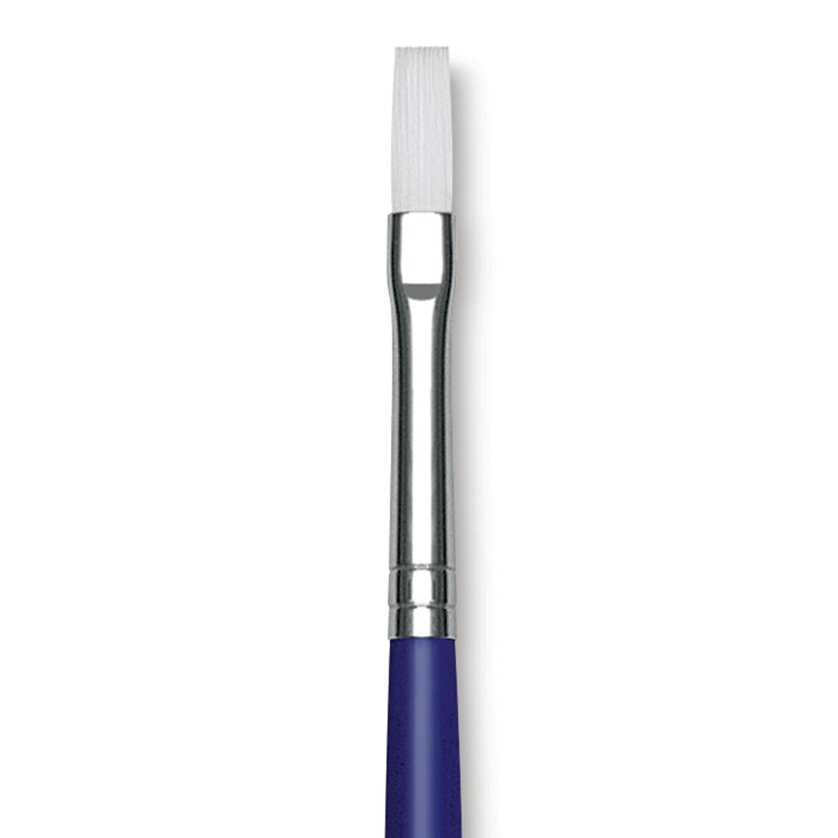 Blick Scholastic Wonder White Brush - Flat, Long Handle, Size 6 close up
