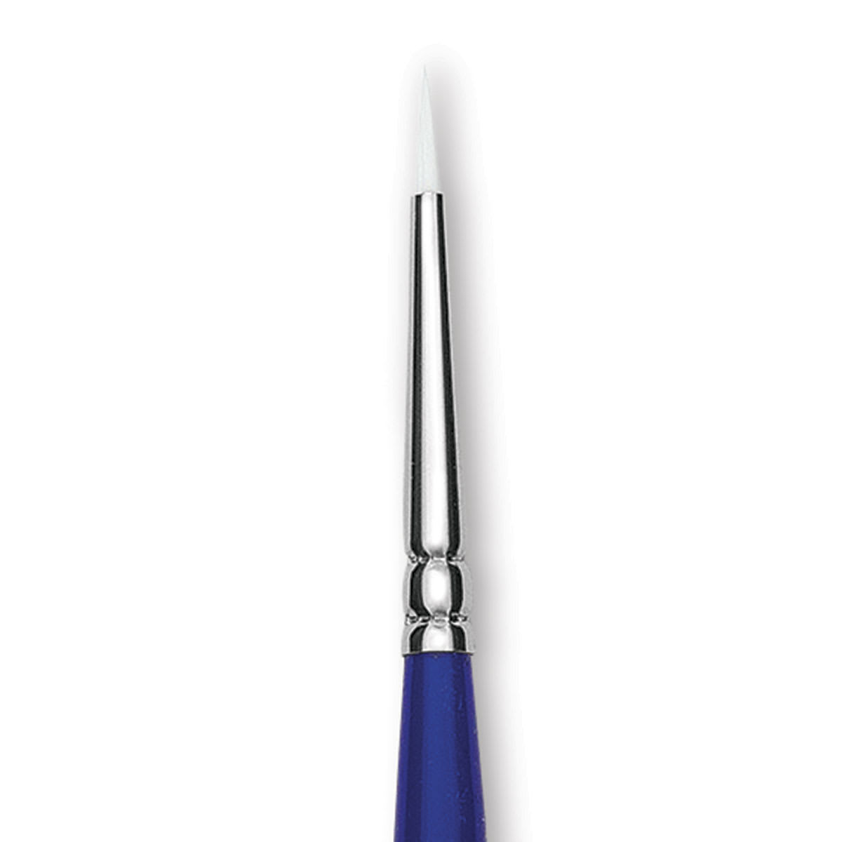 Blick Scholastic Wonder White Brush - Round, Long Handle, Size 0 close up