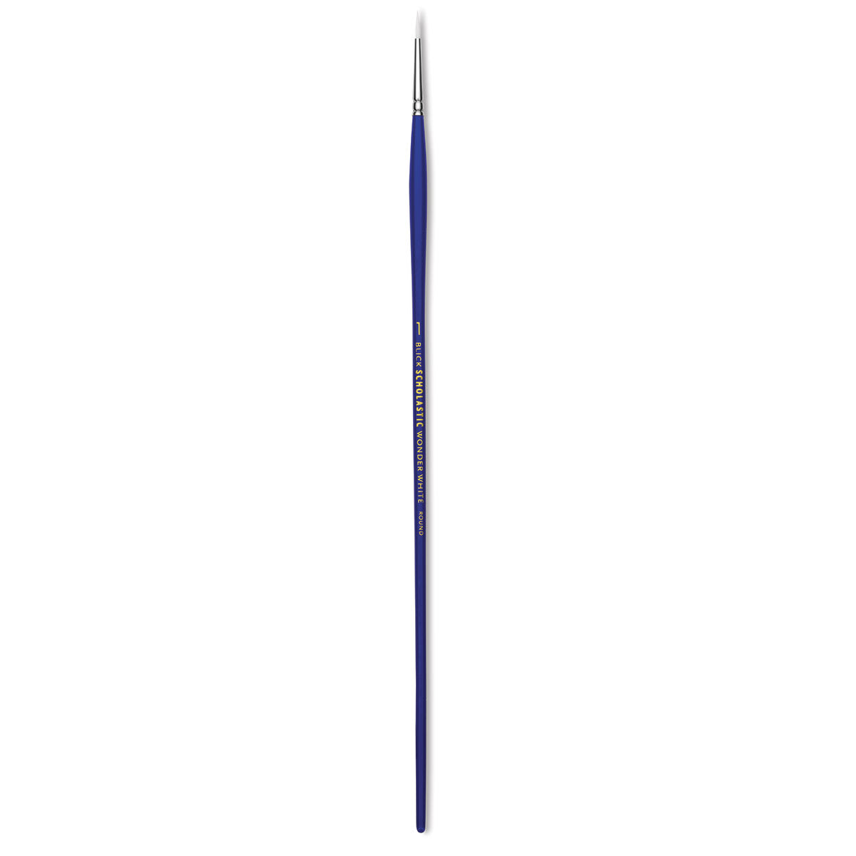 Blick Scholastic Wonder White Brush - Round, Long Handle, Size 1