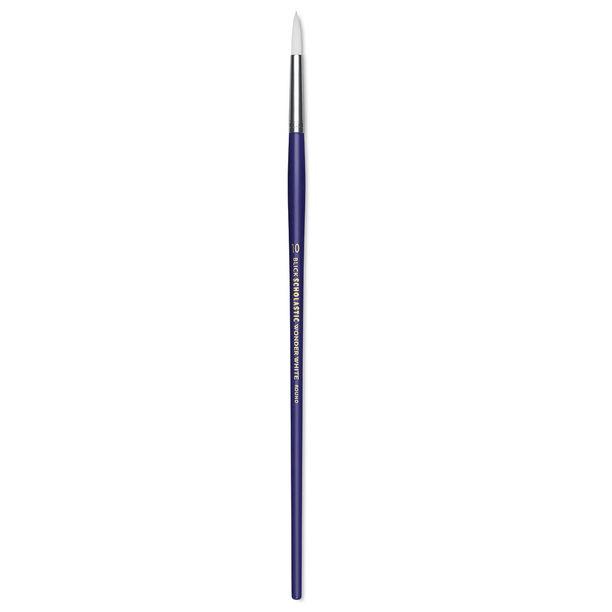 Blick Scholastic Wonder White Brush - Round, Long Handle, Size 10