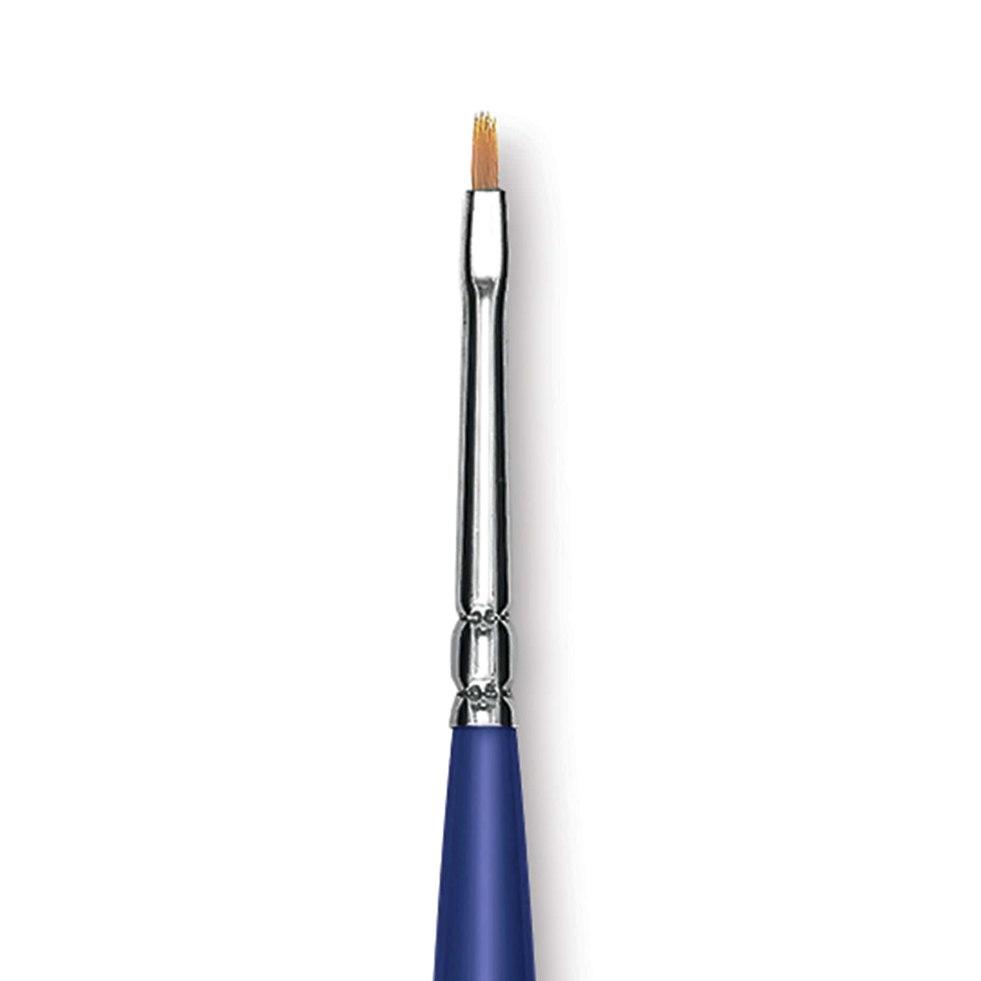 Blick Scholastic Golden Taklon Brush - Bright, Long Handle, Size 0