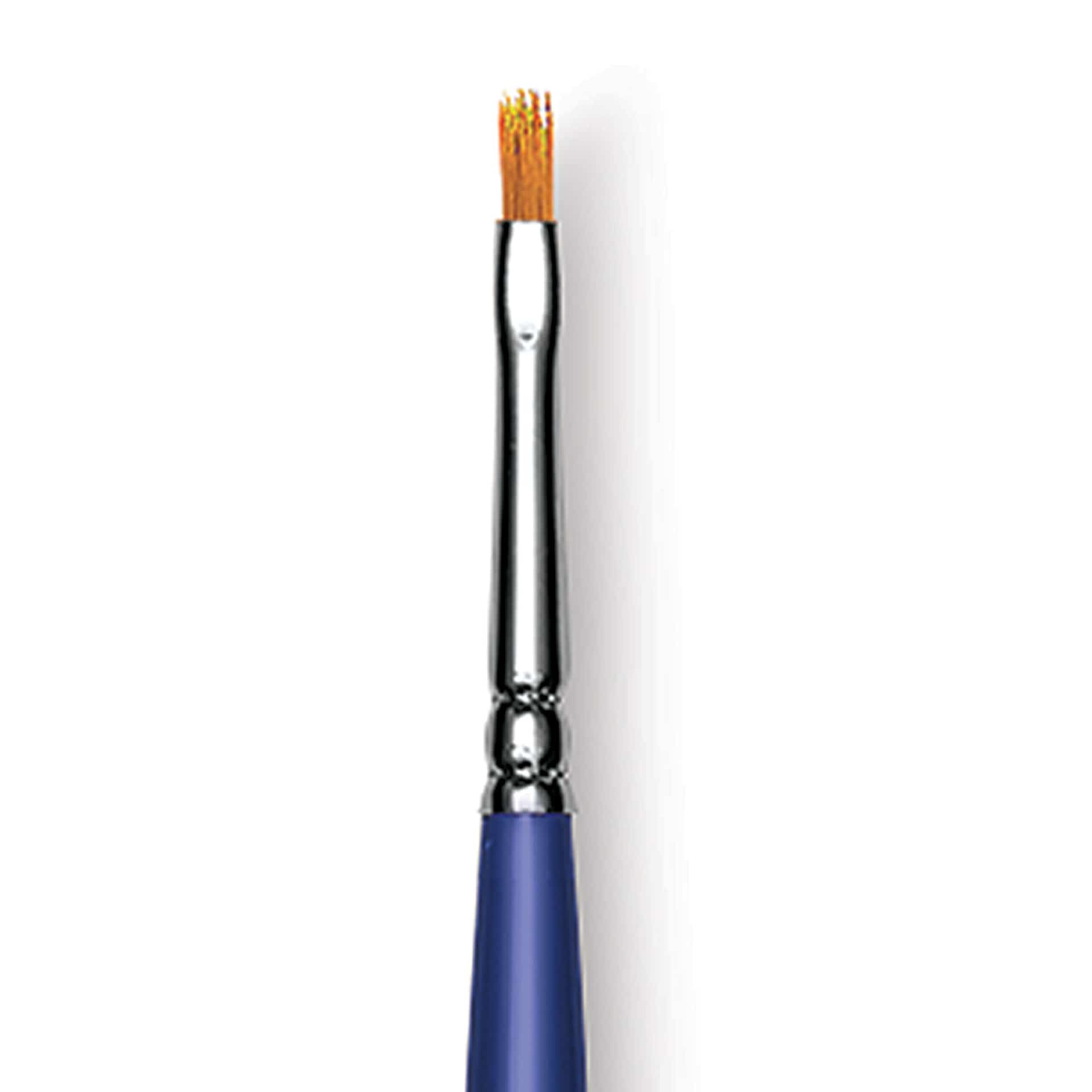 Blick Scholastic Golden Taklon Brush - Bright, Long Handle, Size 2