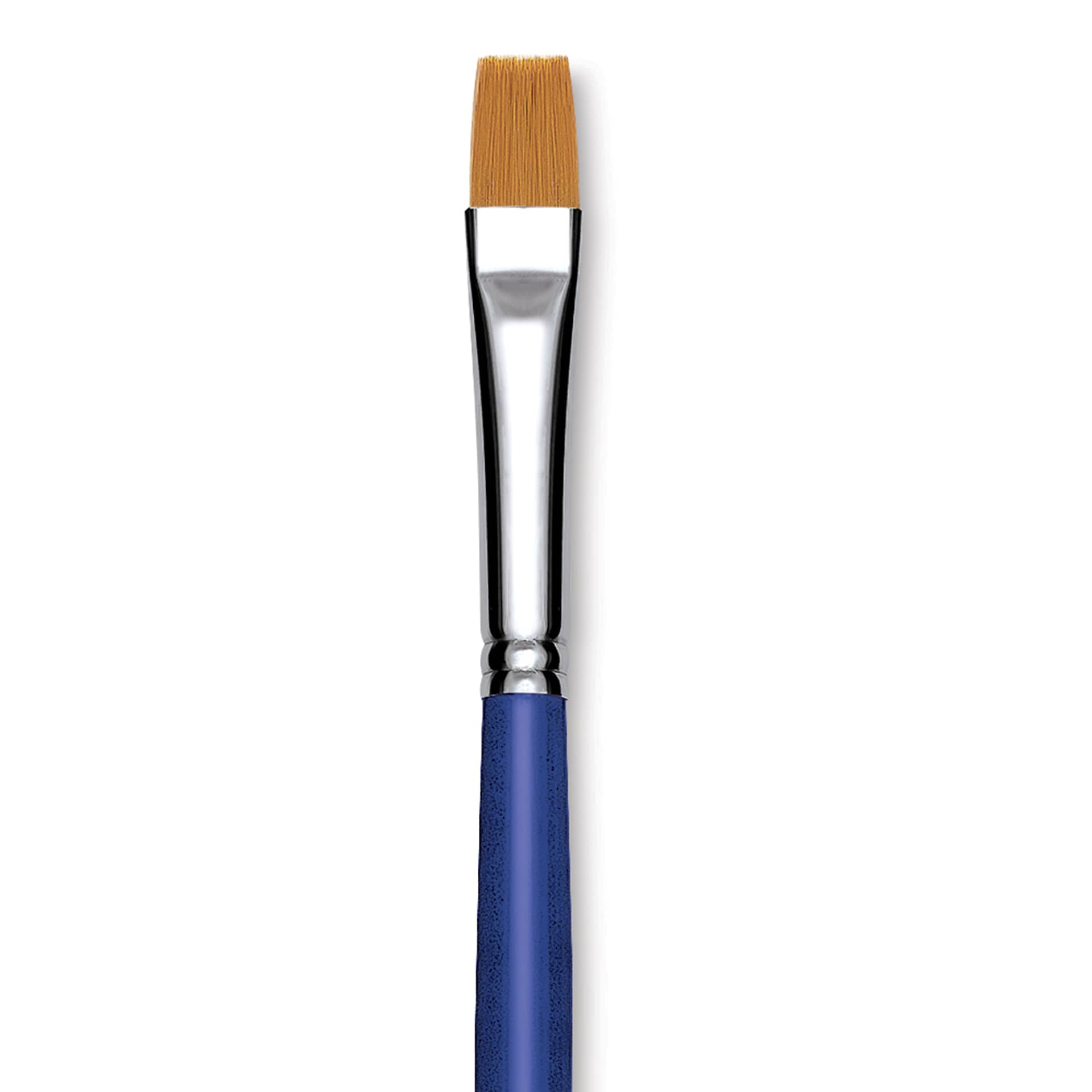 Blick Scholastic Golden Taklon Brush - Bright, Long Handle, Size 10