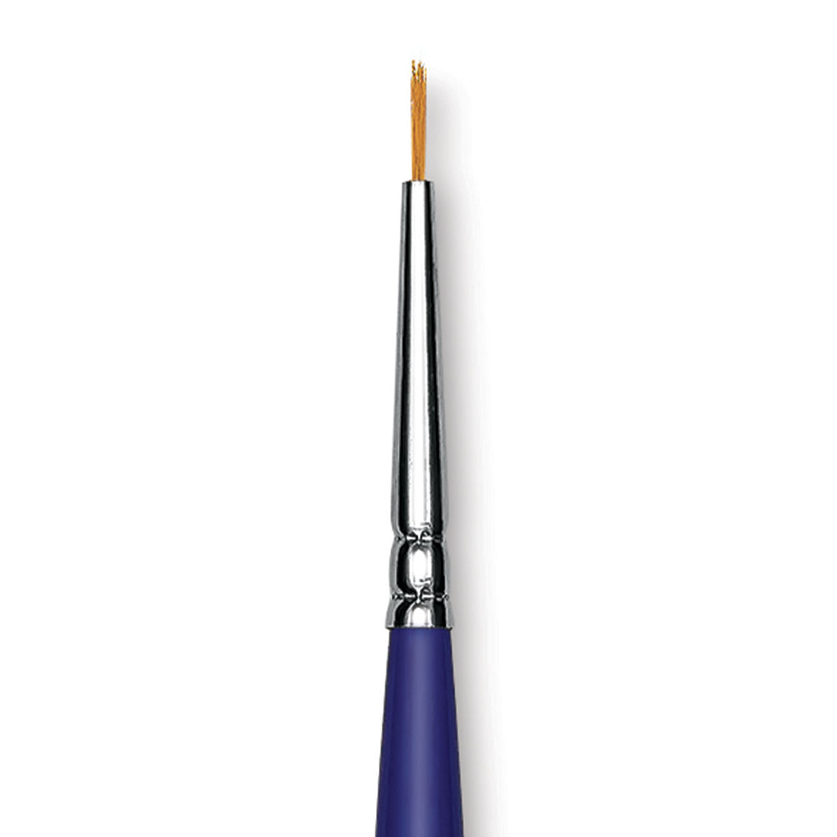 Blick Scholastic Golden Taklon Brush - Round, Long Handle, 2/0 close up