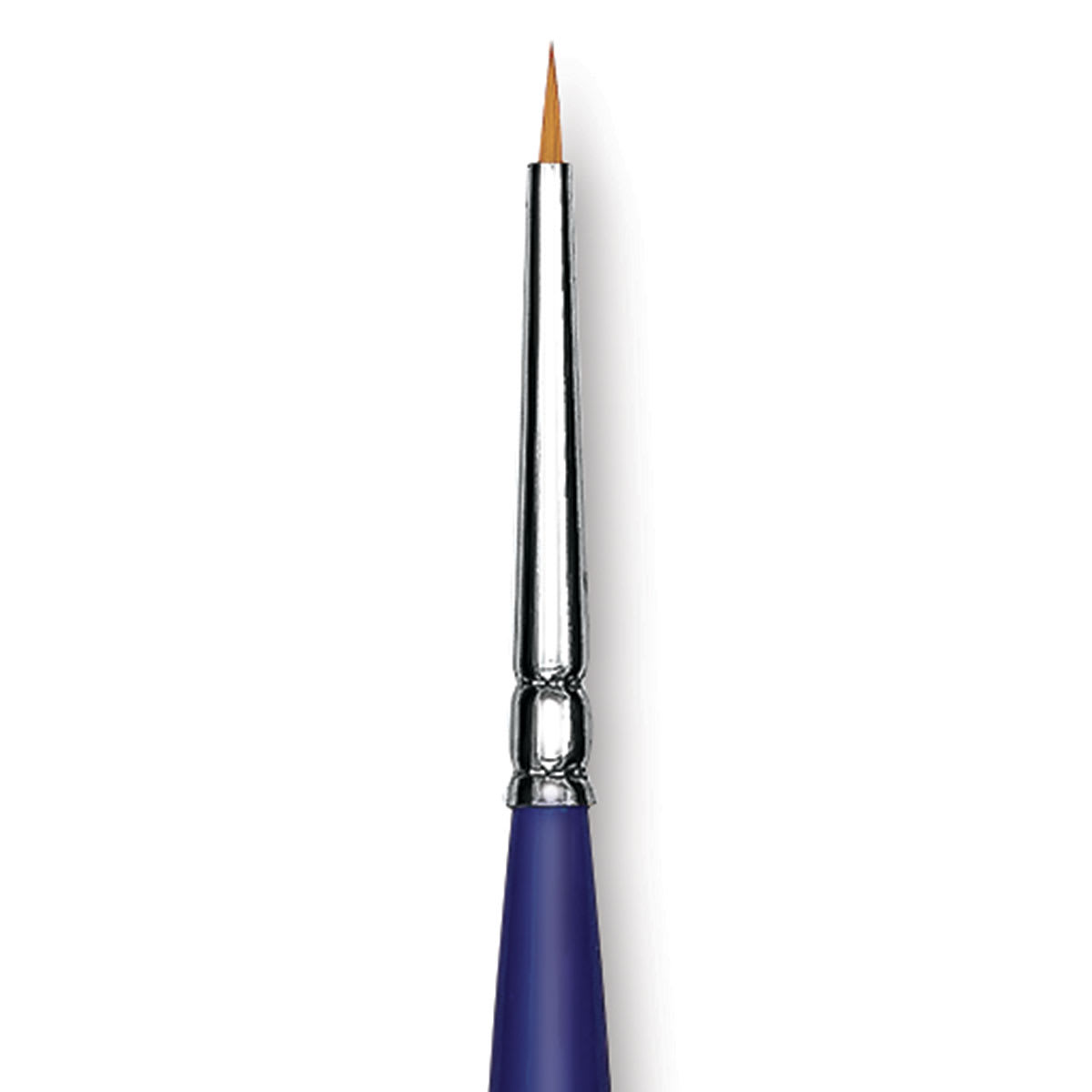 Blick Scholastic Golden Taklon Brush - Round, Long Handle, 4/0 close up