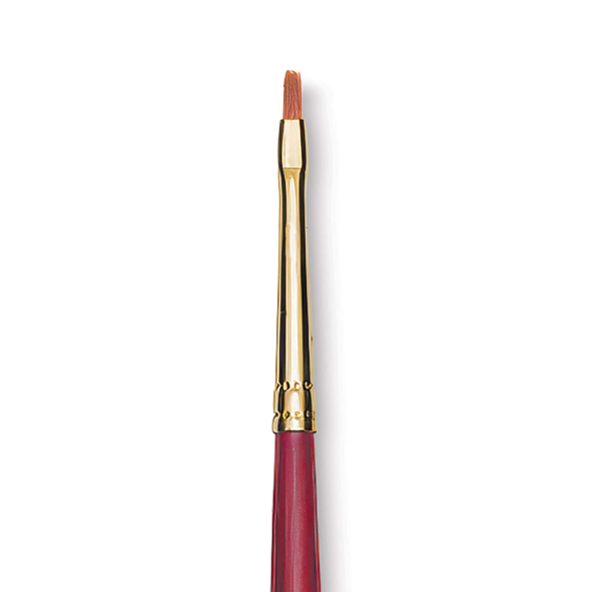 Princeton Synthetic Sable Brush - Bright, Long Handle, 2/0