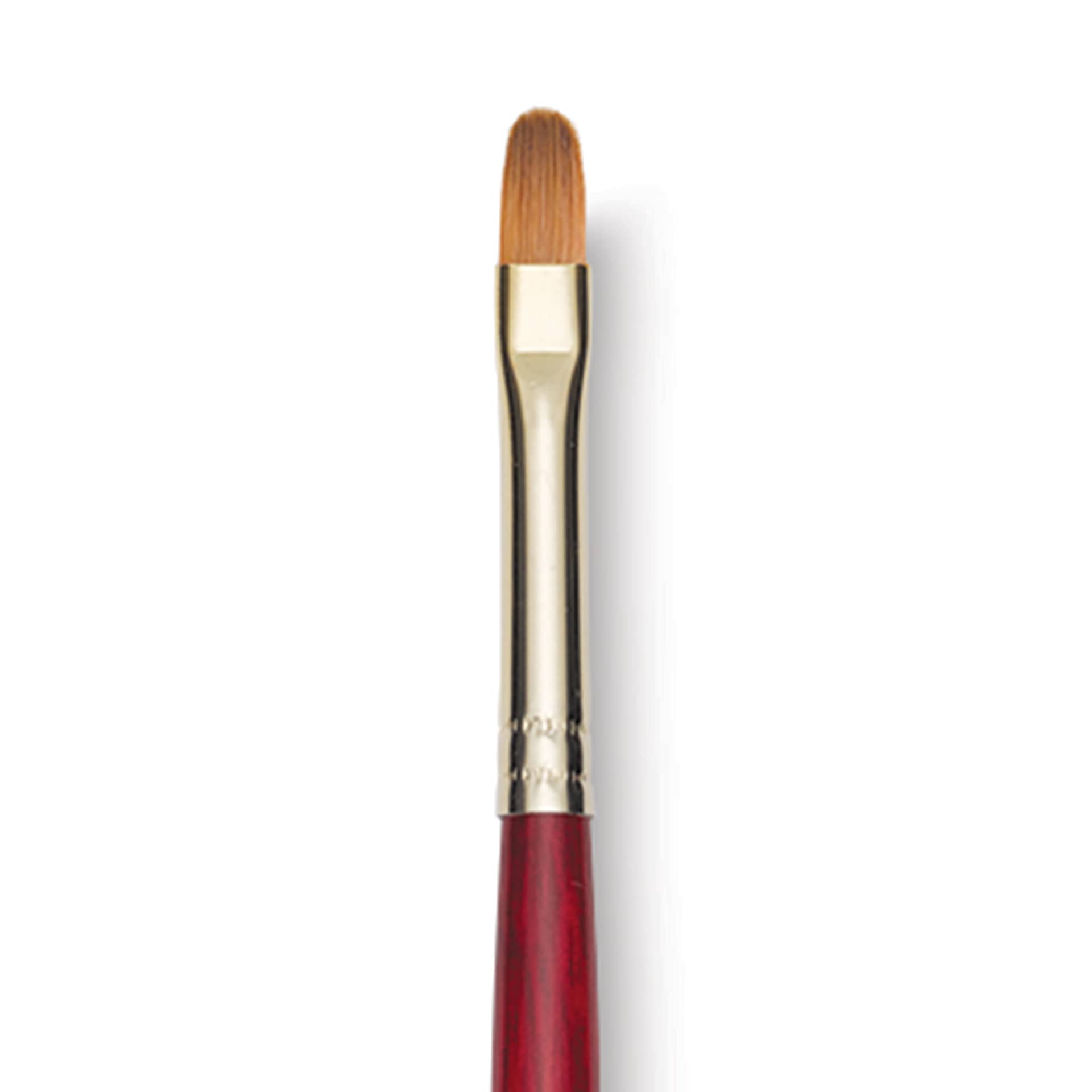 Princeton Synthetic Sable Brush - Filbert, Long Handle, Size 6