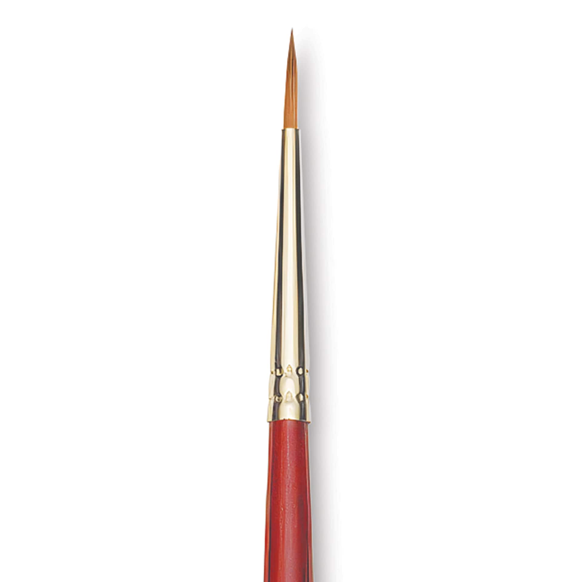 Princeton Synthetic Sable Brush - Round, Long Handle, Size 3
