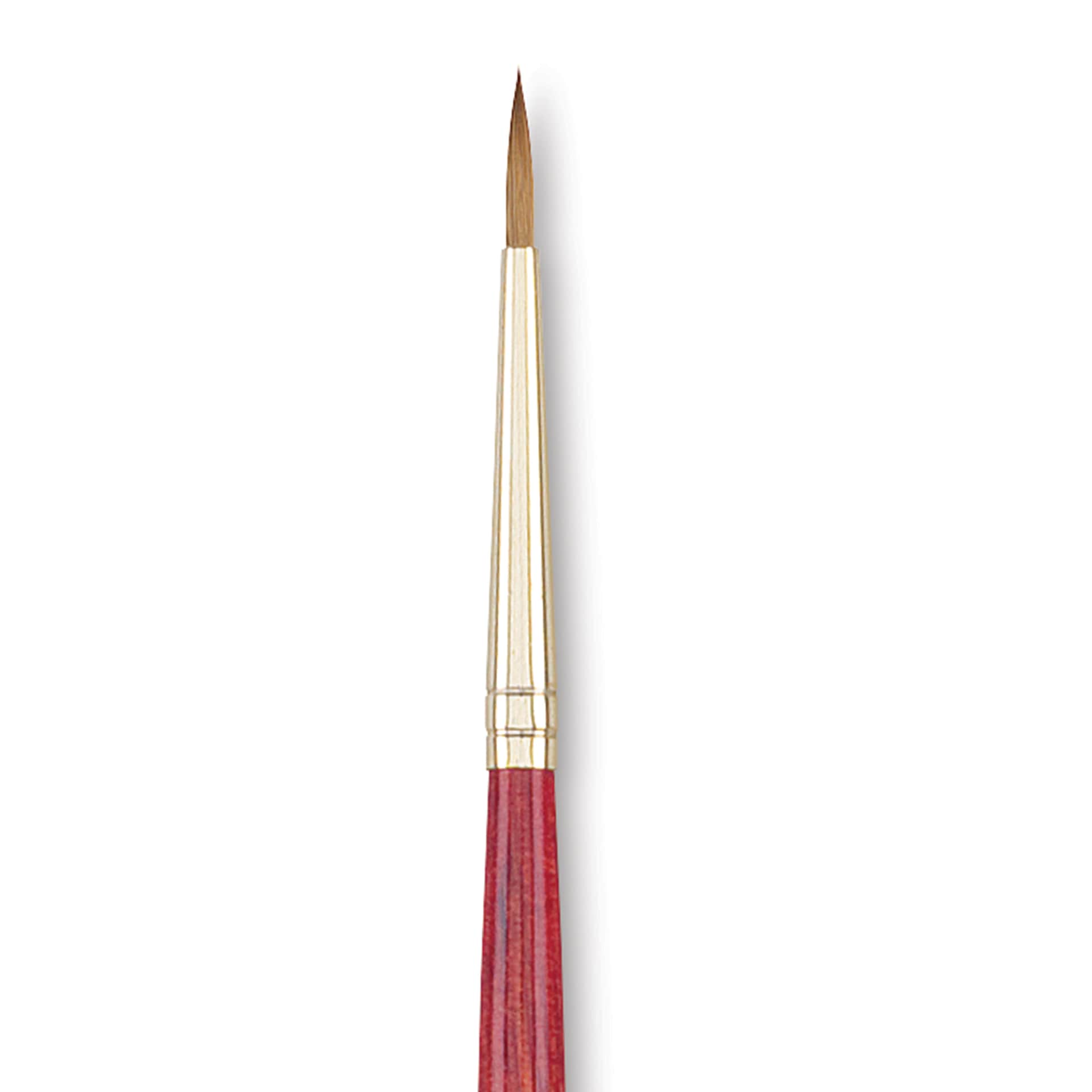 Princeton Synthetic Sable Brush - Round, Long Handle, Size 4