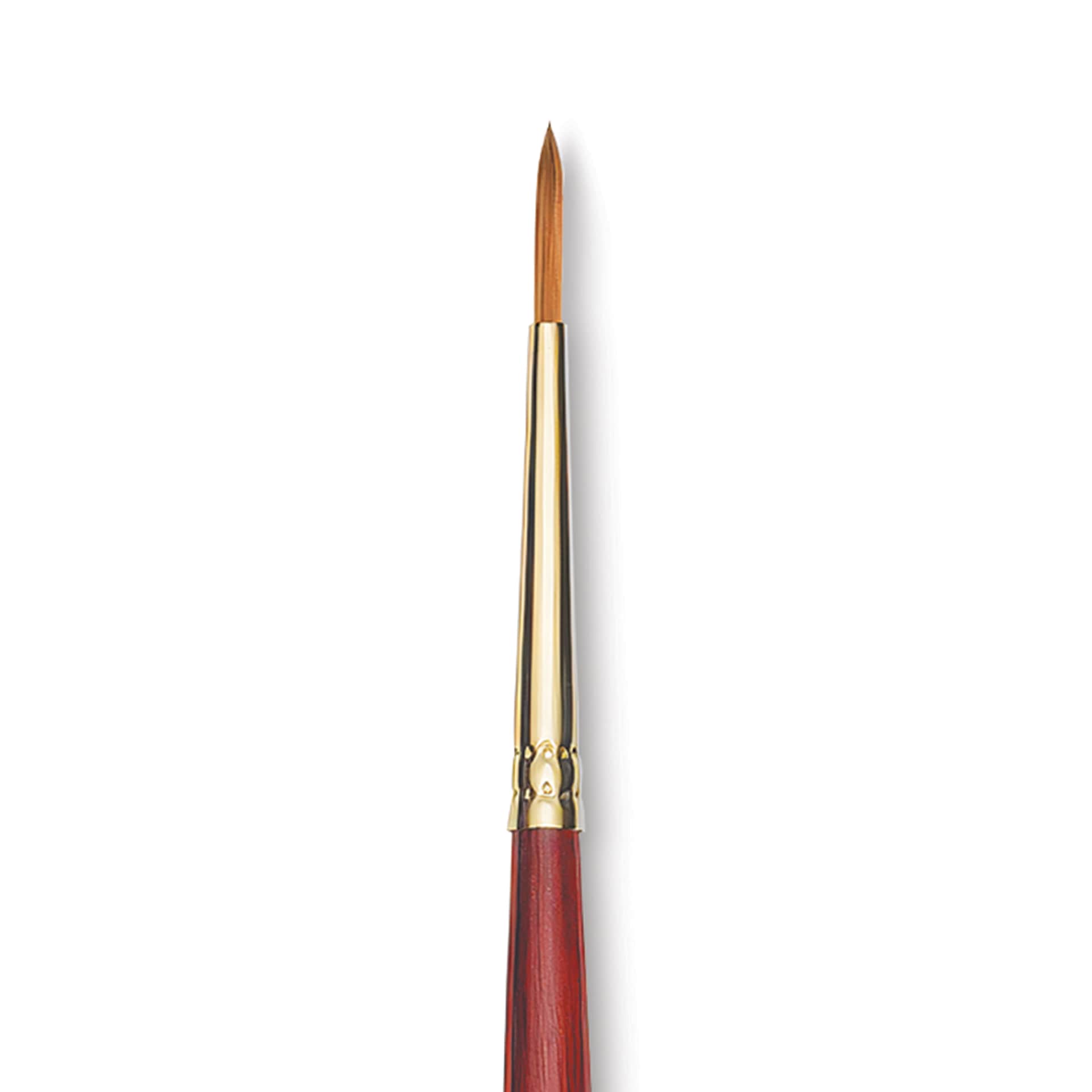 Princeton Synthetic Sable Brush - Round, Long Handle, Size 6