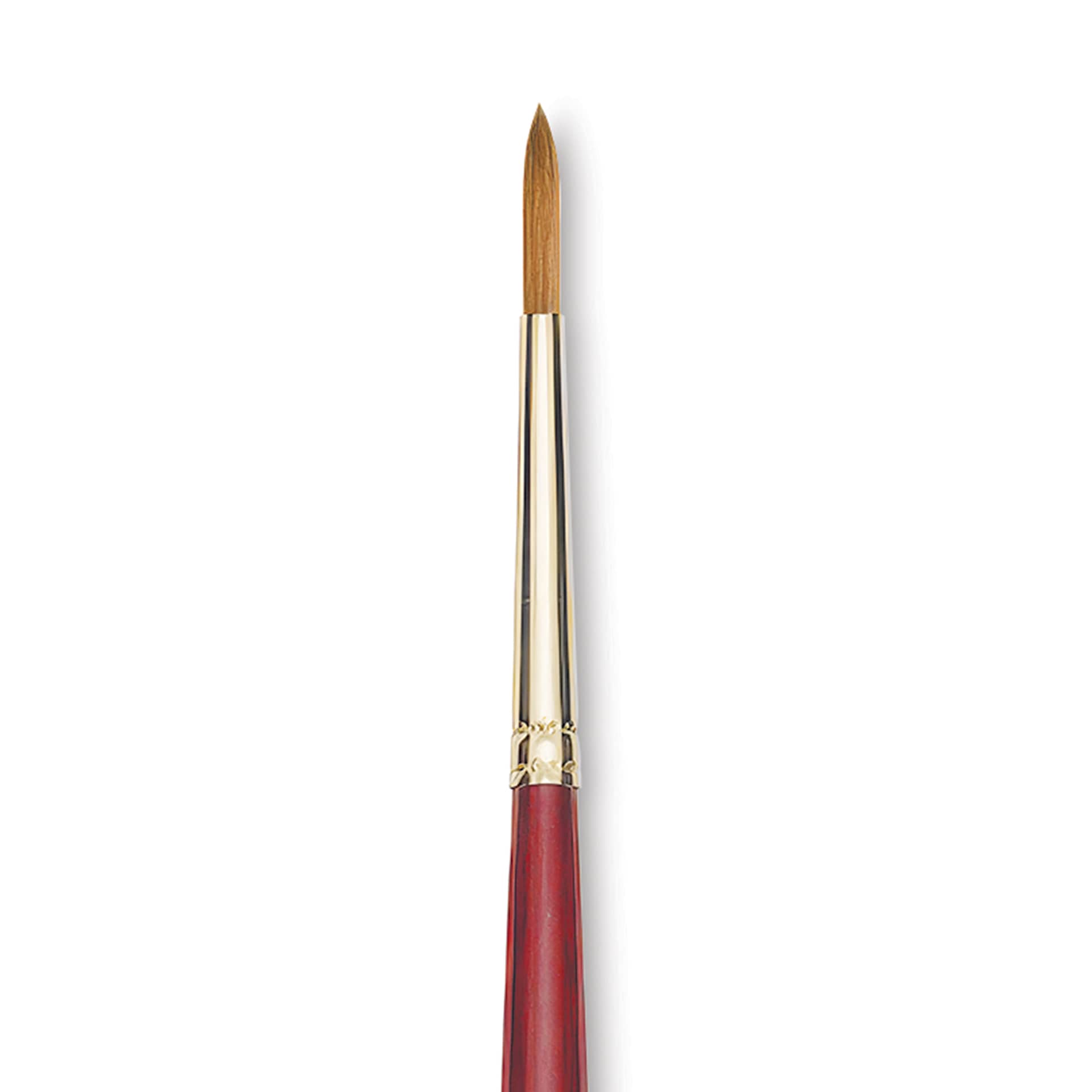 Princeton Synthetic Sable Brush - Round, Long Handle, Size 8