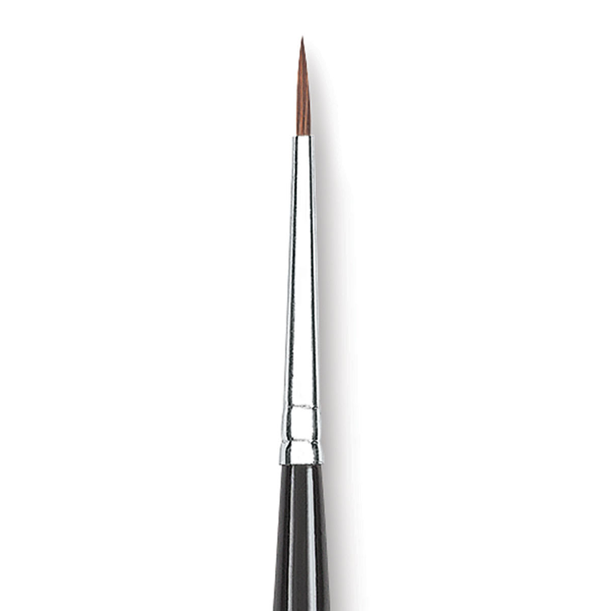 Princeton Series 7050 Kolinsky Sable Round - Size 0, Short Handle close up