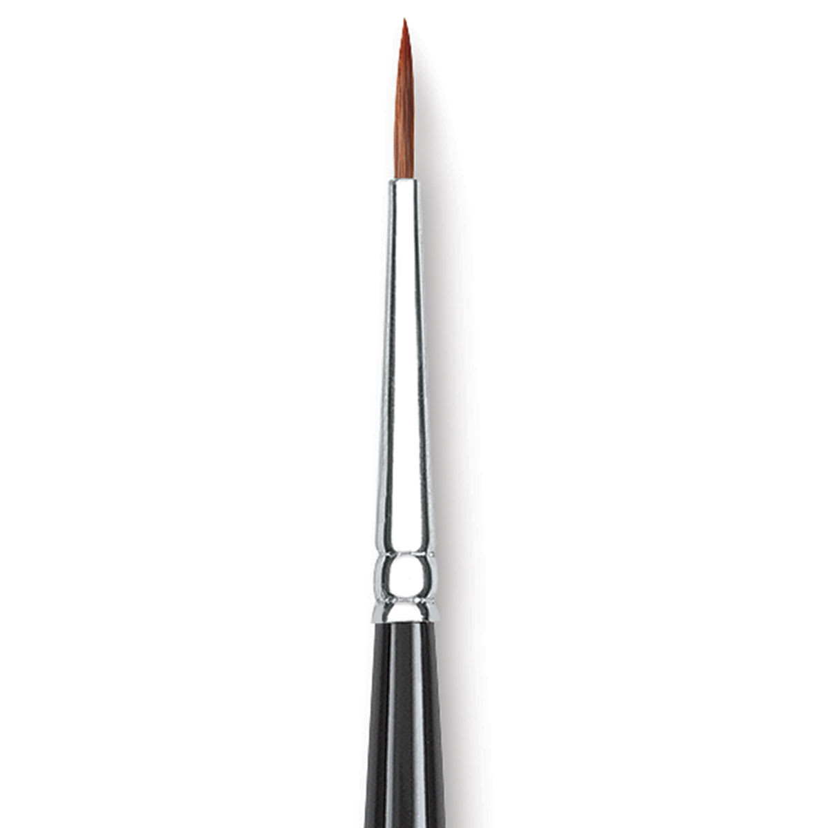 Princeton Series 7050 Kolinsky Sable Round - Size 1, Short Handle close up