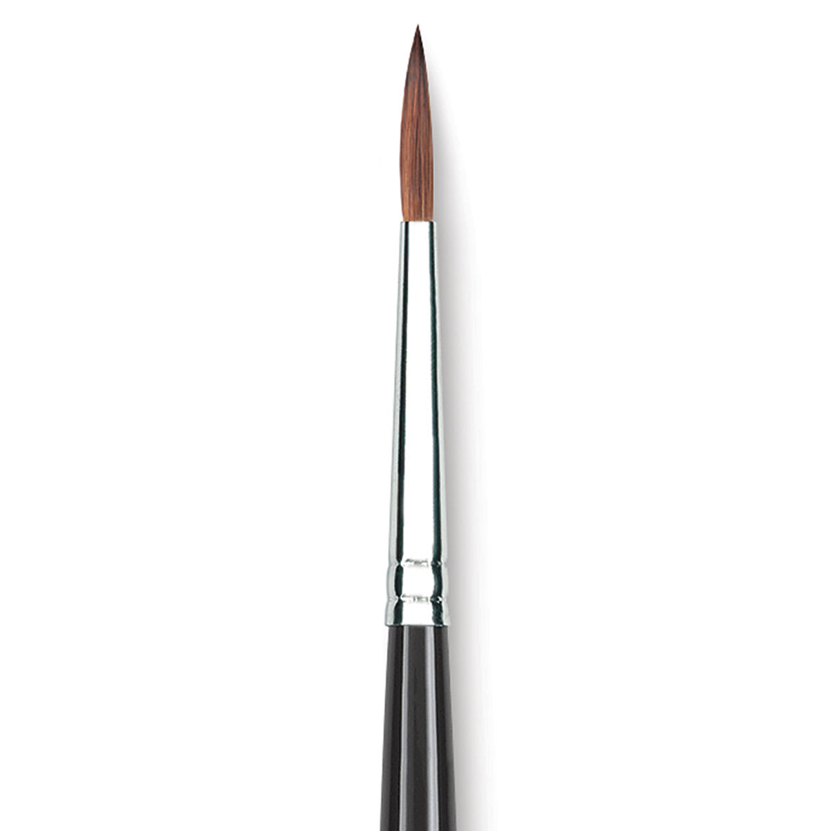 Princeton Series 7050 Kolinsky Sable Round - Size 3, Short Handle close up