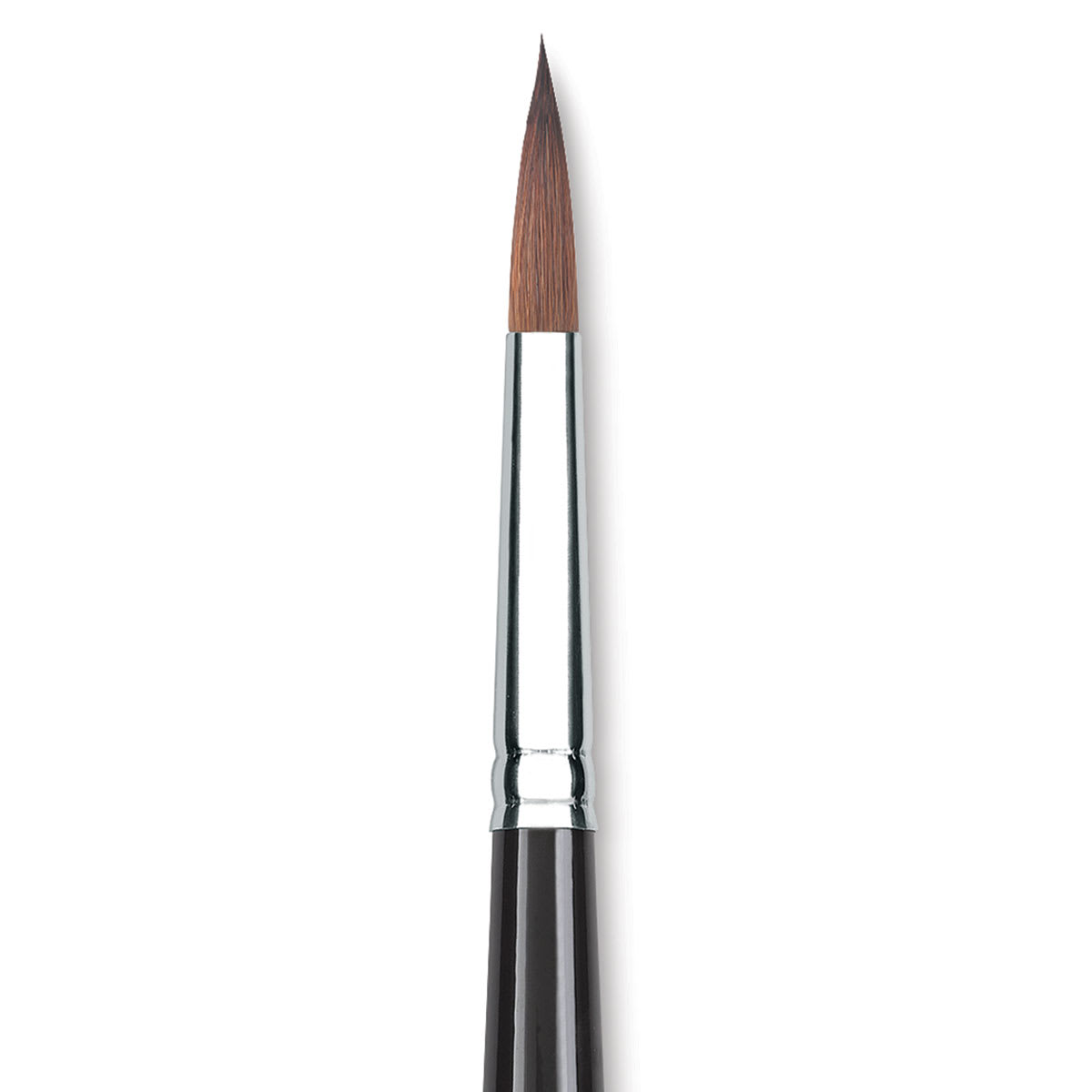 Princeton Series 7050 Kolinsky Sable Round - Size 10, Short Handle close up