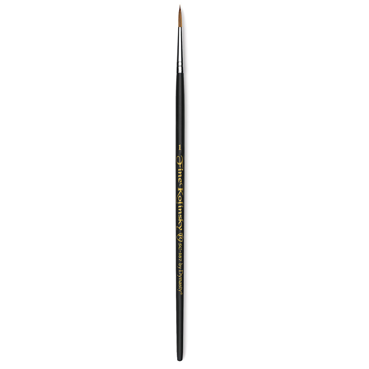 Dynasty Fine Kolinsky Watercolor Round - Size 1, Short Handle