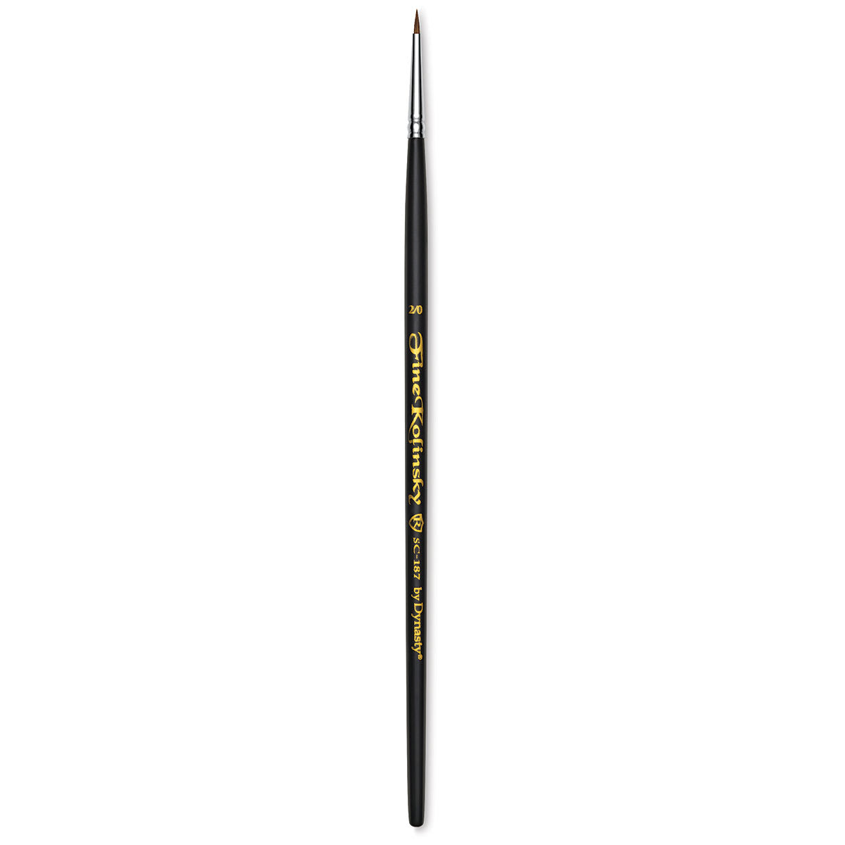 Dynasty Fine Kolinsky Watercolor Round - Size 2/0, Short Handle