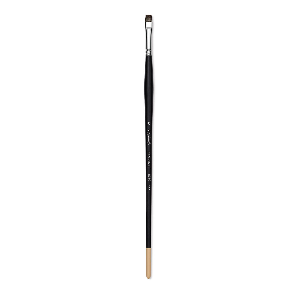 Raphaël Kevrin+ Brush - Short Bright, Long Handle, Size 8