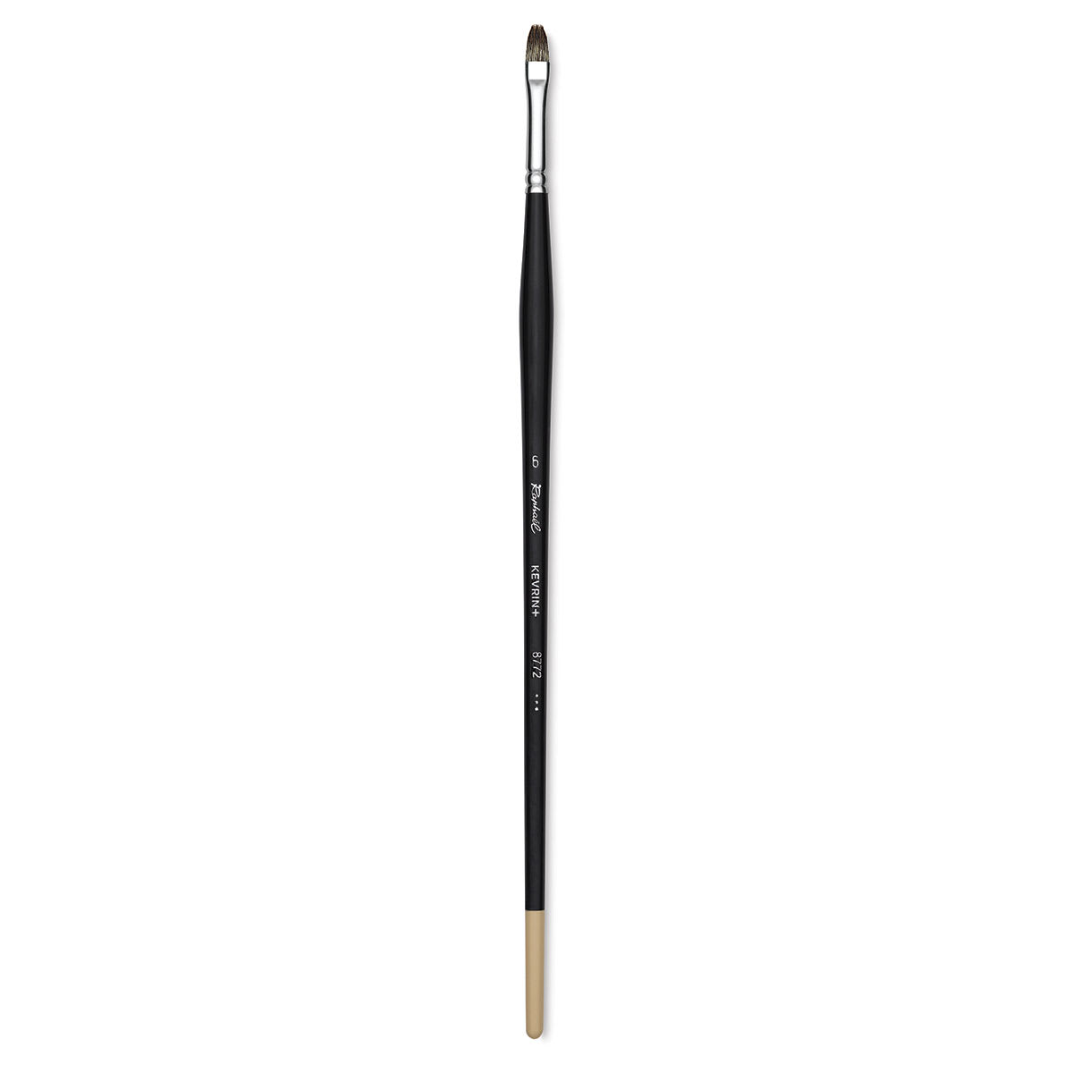 Raphaël Kevrin Plus Brushes - Single Filbert Brush shown upright