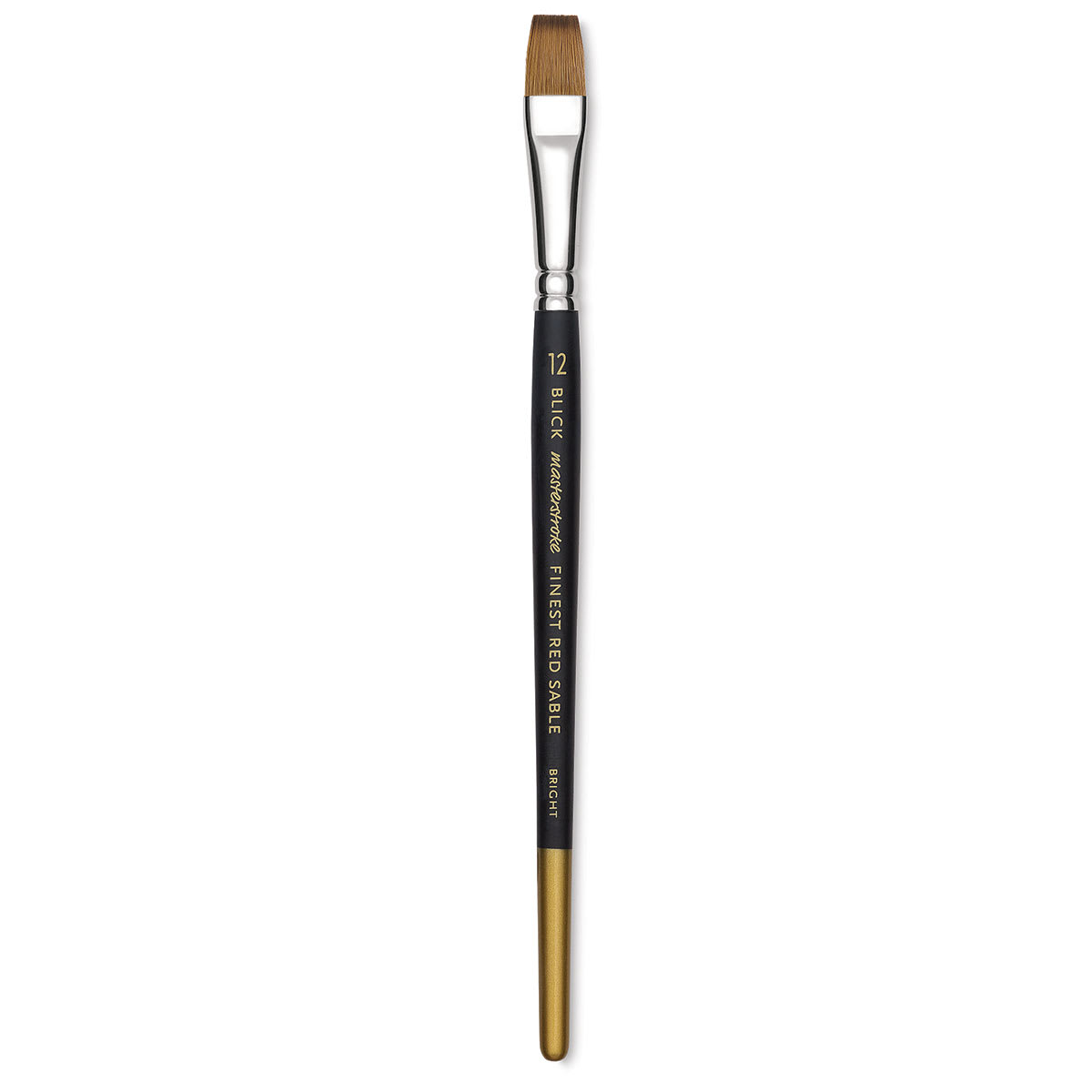 Blick Masterstroke Finest Red Sable Brush - Bright, Size 12, Short Handle