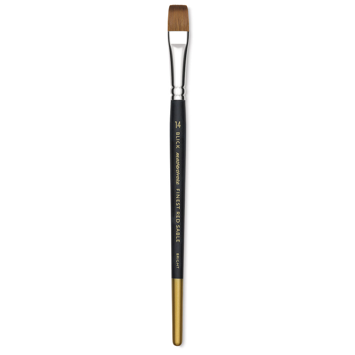 Blick Masterstroke Finest Red Sable Brush - Bright, Size 14, Short Handle