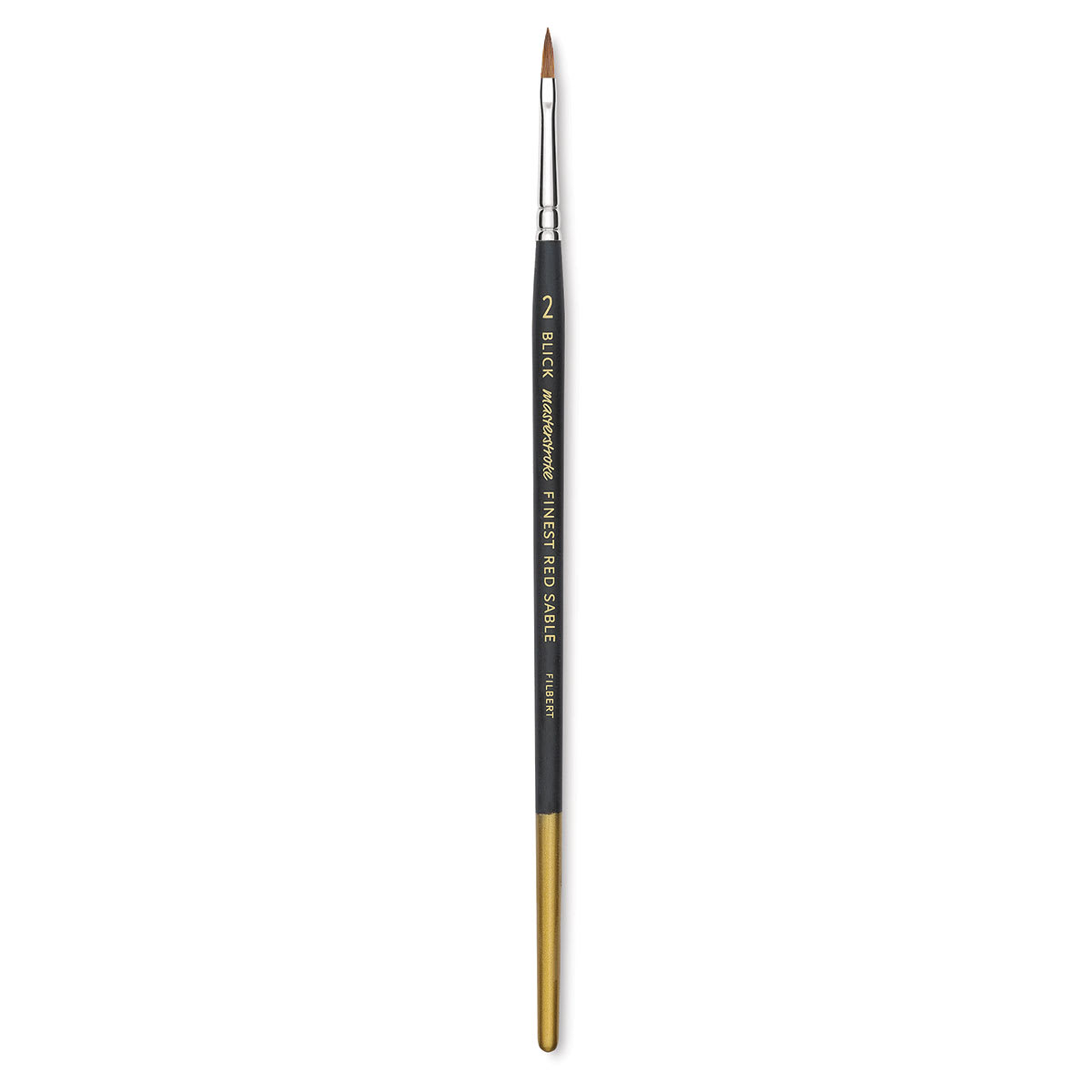 Blick Masterstroke Finest Red Sable Brush - Filbert, Size 2, Short Handle