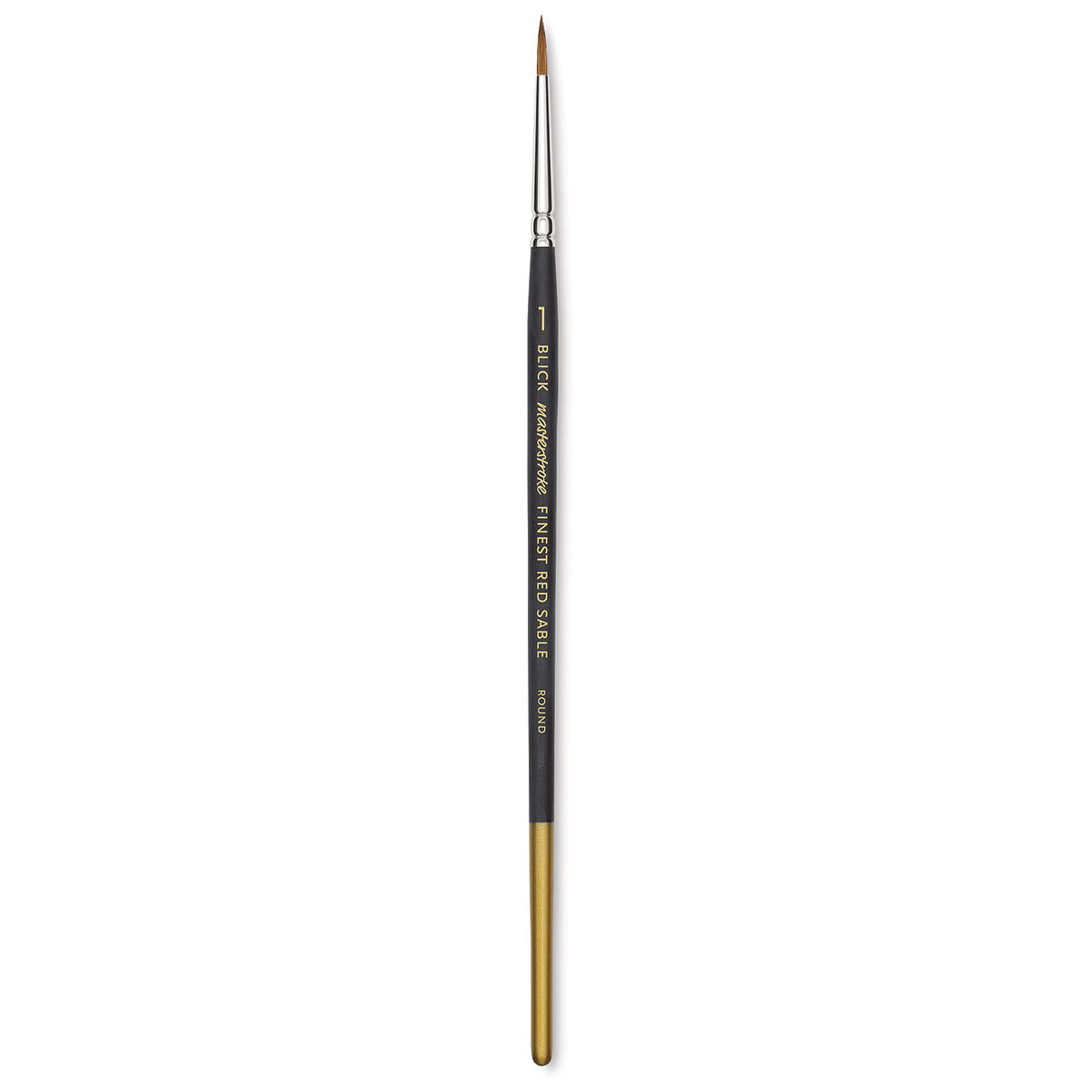 Blick Masterstroke Finest Red Sable Brush - Round, Size 1, Short Handle