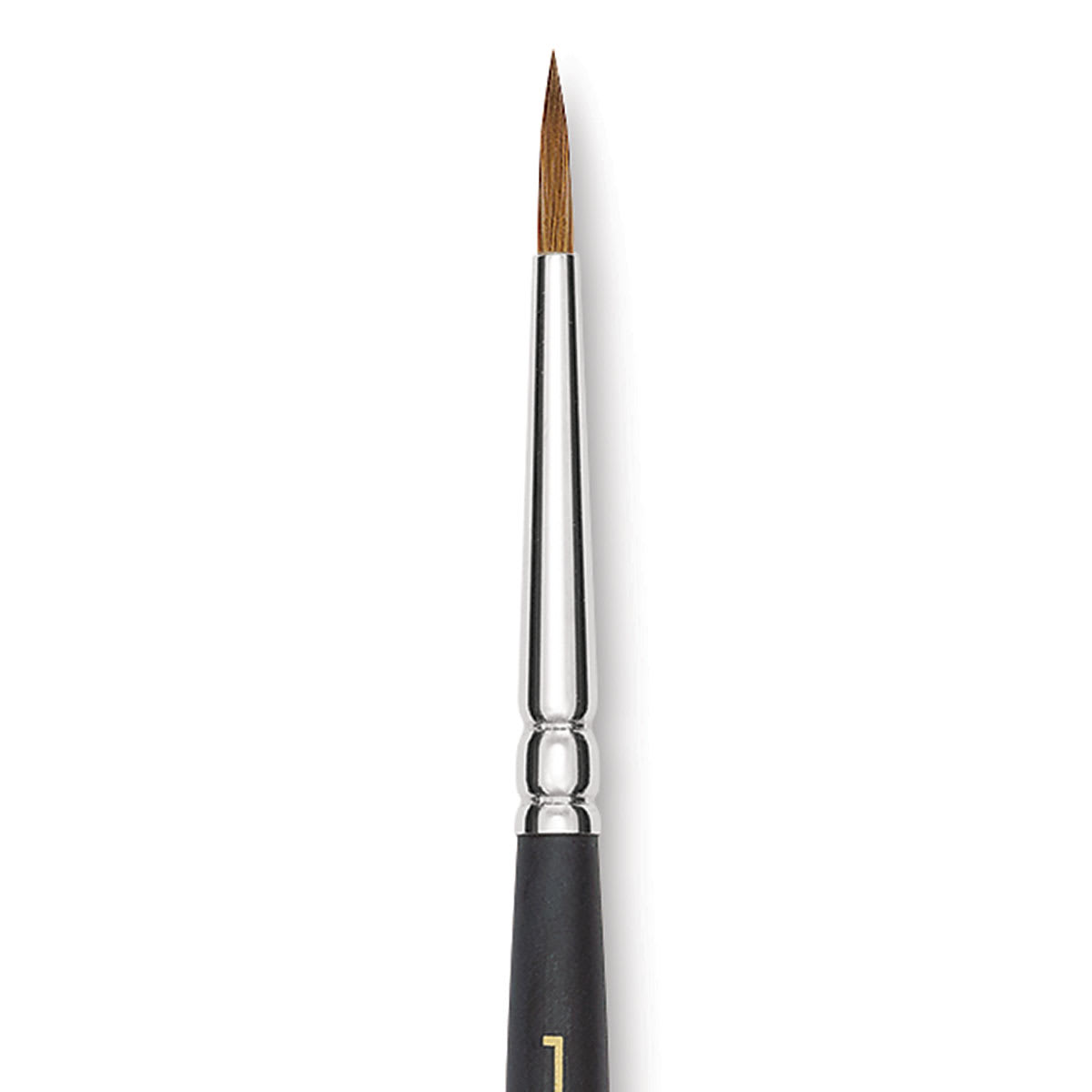 Blick Masterstroke Finest Red Sable Brush - Round, Size 1, Short Handle close-up
