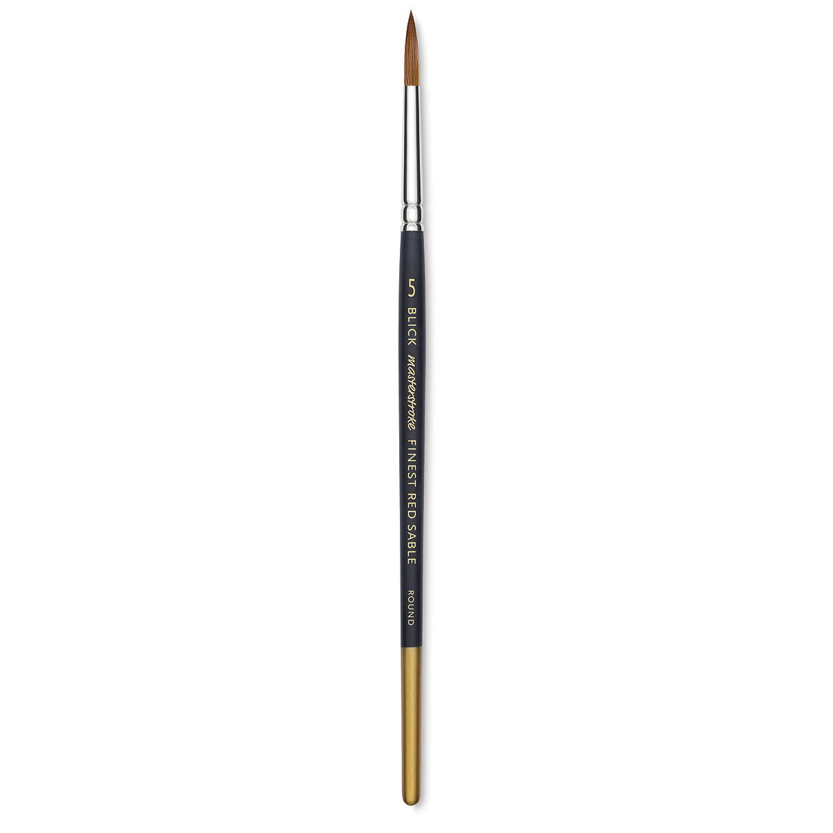 Blick Masterstroke Finest Red Sable Brush - Round, Size 5, Short Handle