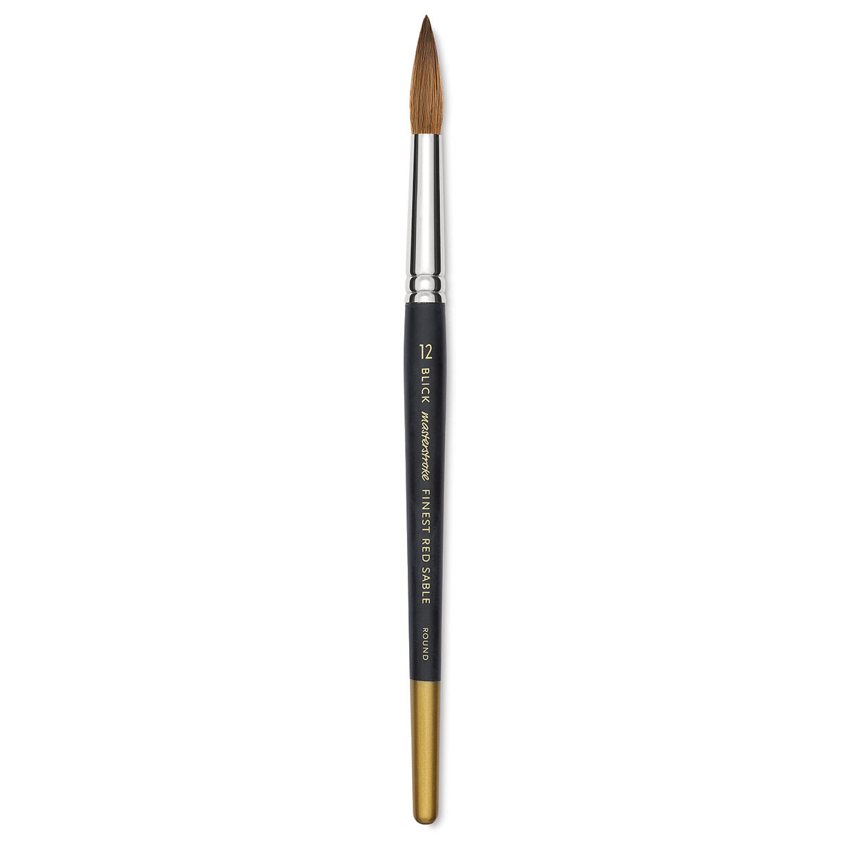 Blick Masterstroke Finest Red Sable Brush - Round, Size 12, Short Handle