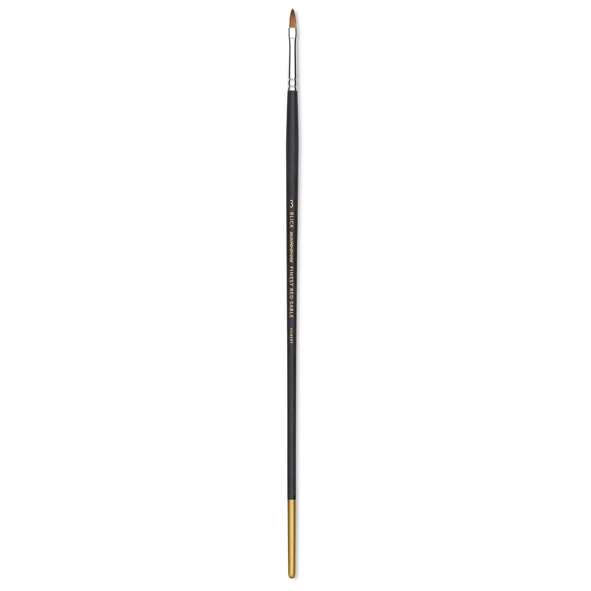 Blick Masterstroke Finest Red Sable Brush - Filbert, Size 3, Long Handle