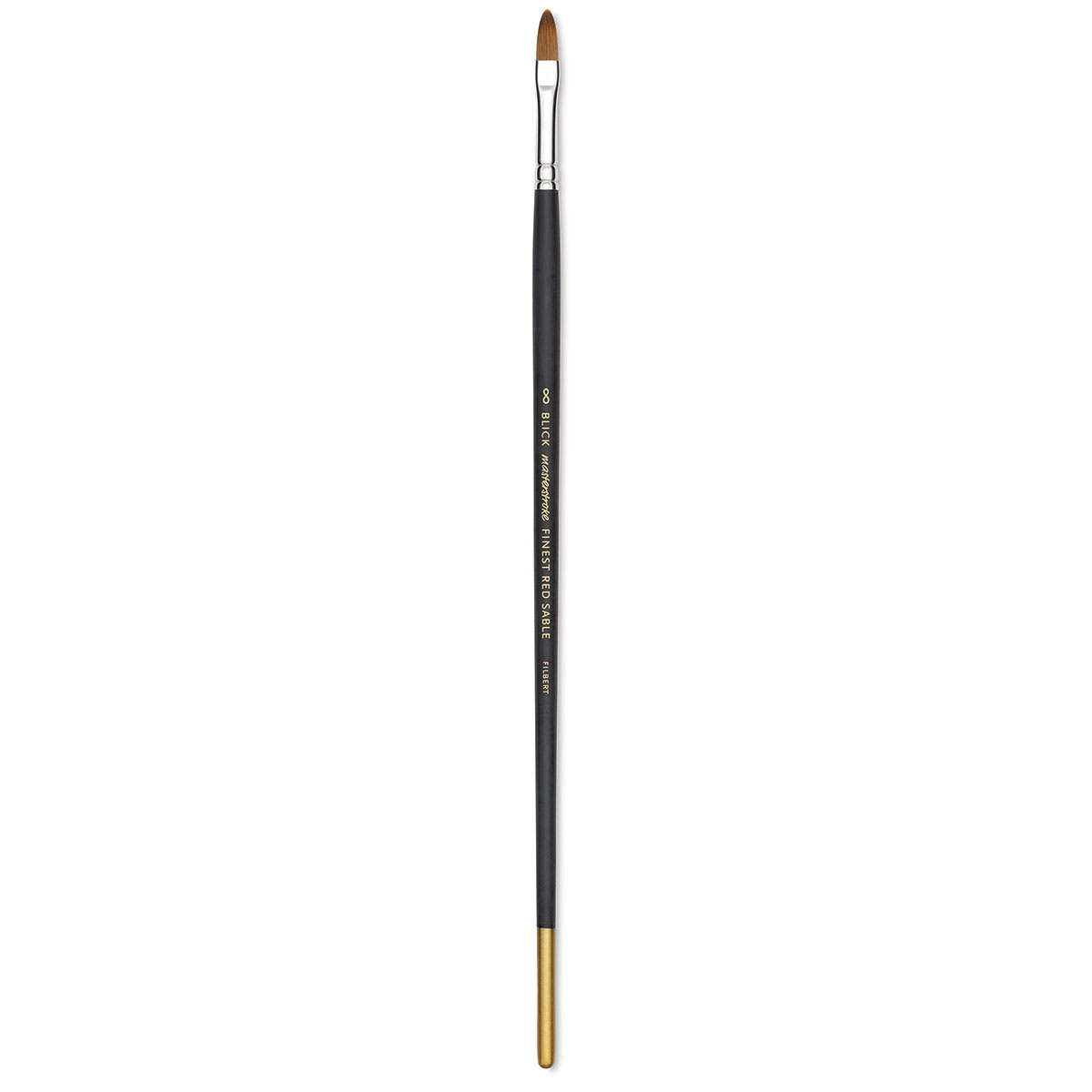 Blick Masterstroke Finest Red Sable Brush - Filbert, Size 8, Long Handle