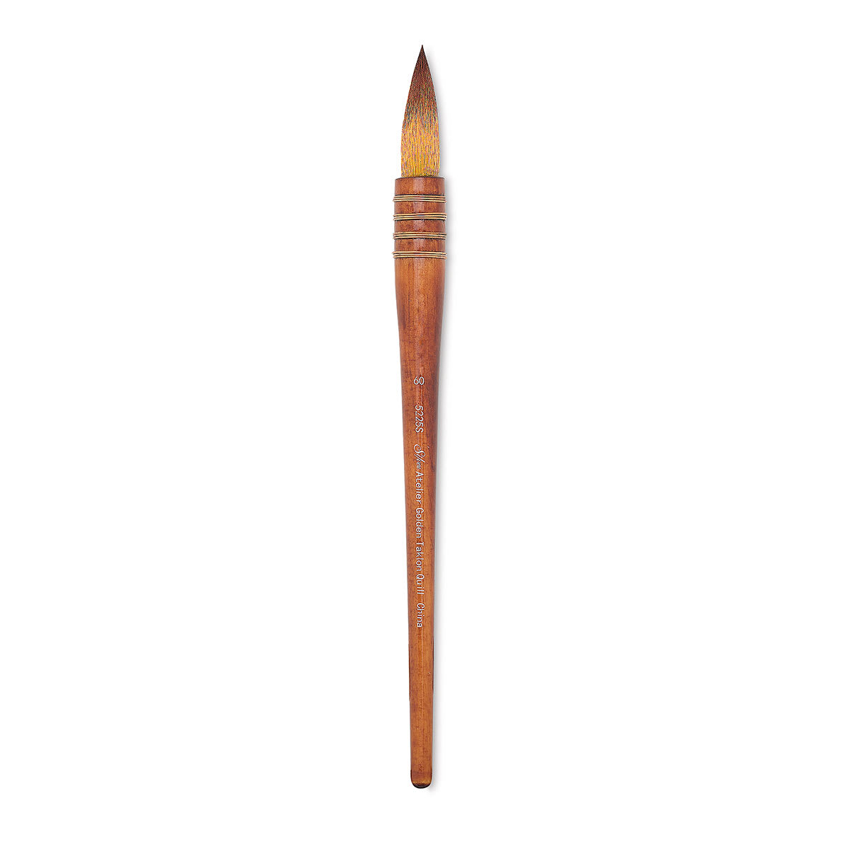 Silver Brush Atelier Quill Series Golden Taklon Brush - Size 60, Short Handle