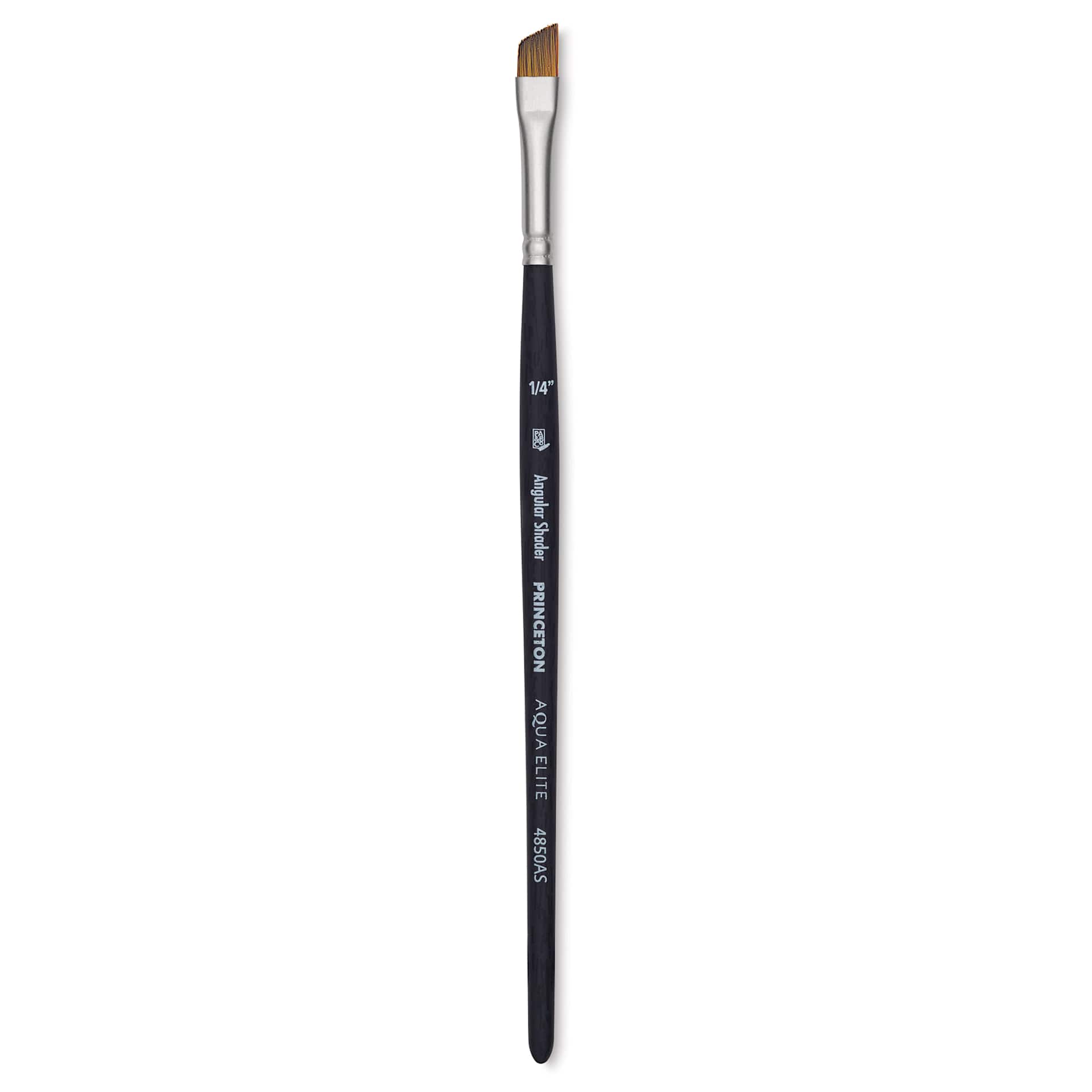 Princeton Series 4850 Elite Brush - Angle Shader, Size 1/4", Short Handle