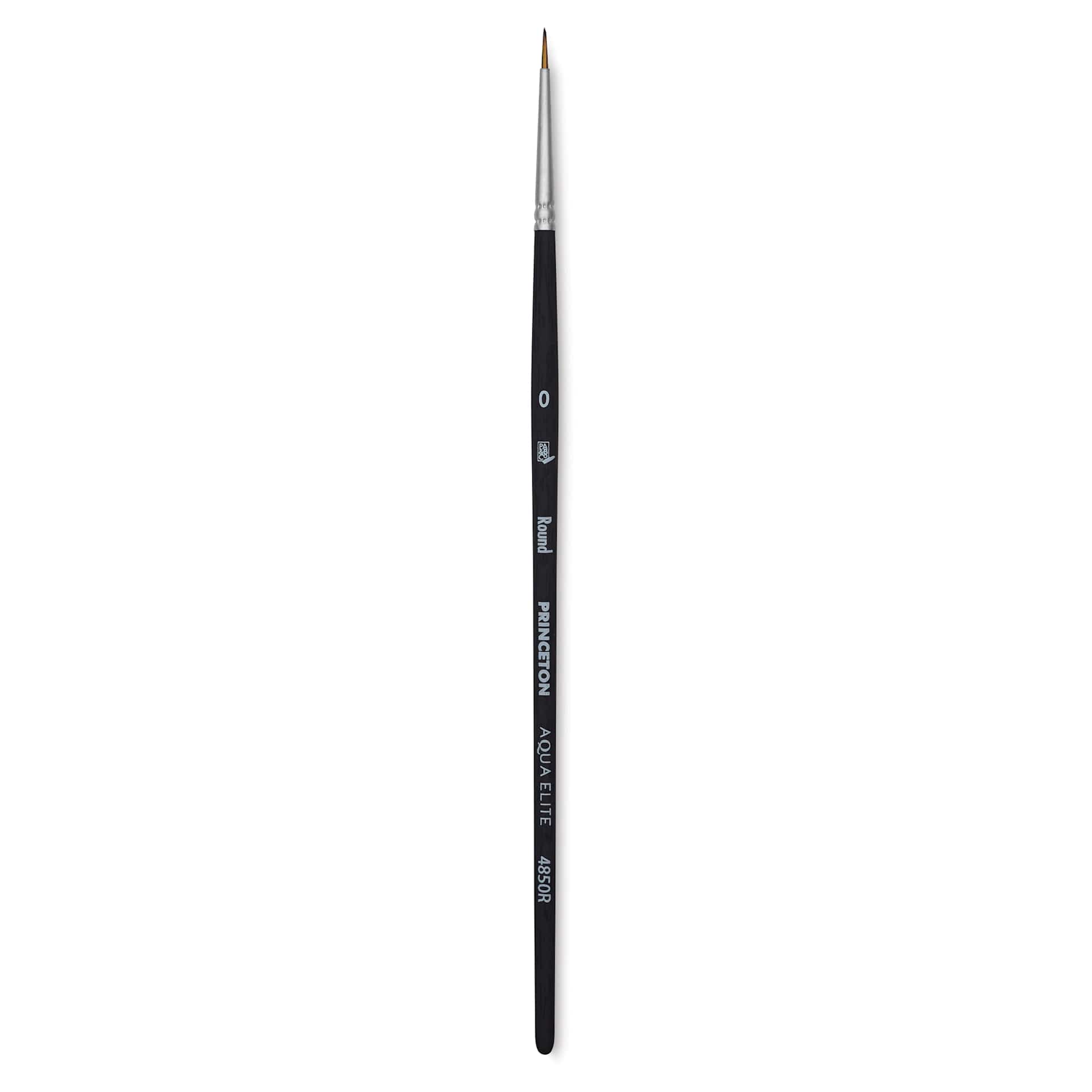 Princeton Aqua Elite Series 4850 Synthetic Brush- Round, Size 0, Short Handle