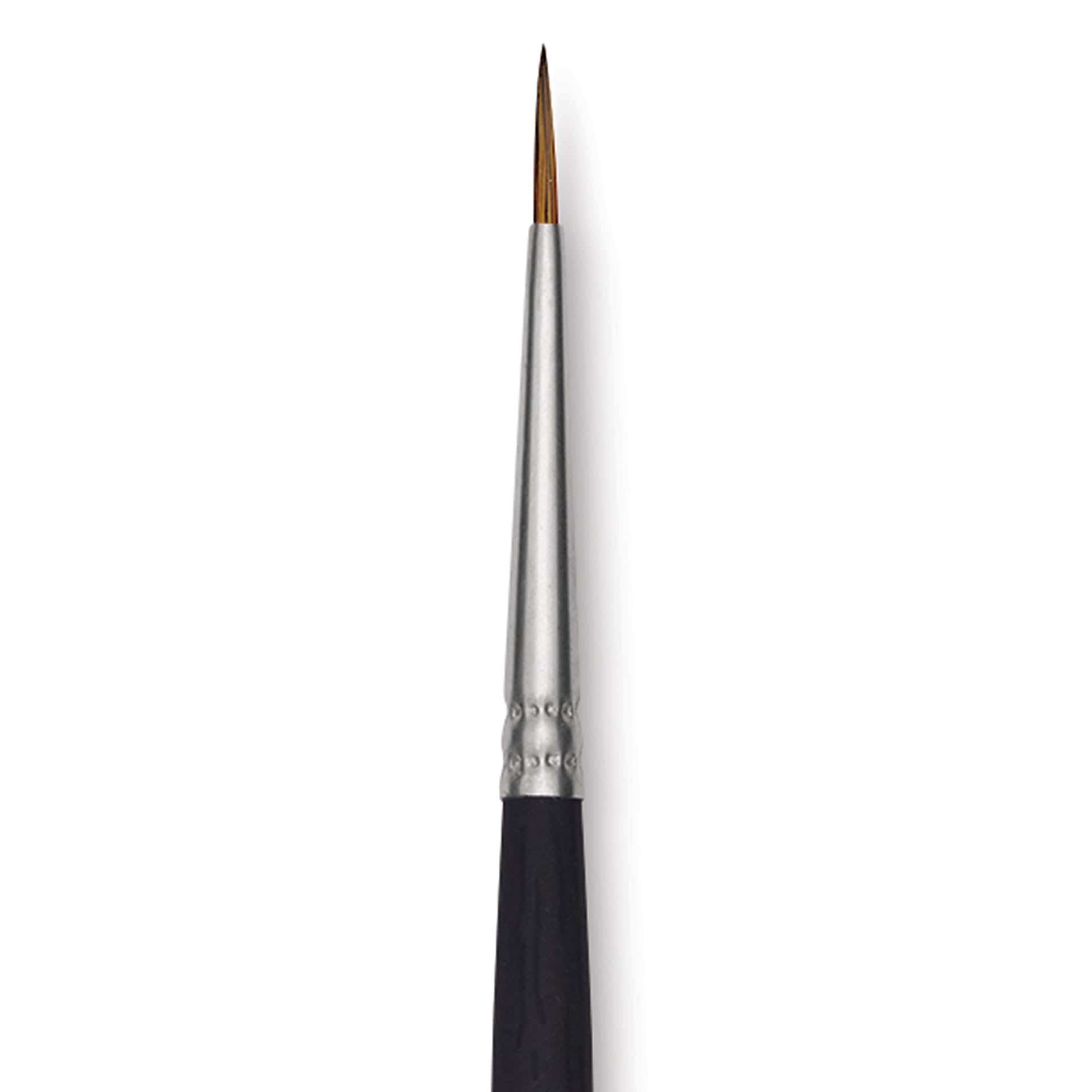 Princeton Aqua Elite Series 4850 Synthetic Brush - Round, Size 1, Short Handle, close up