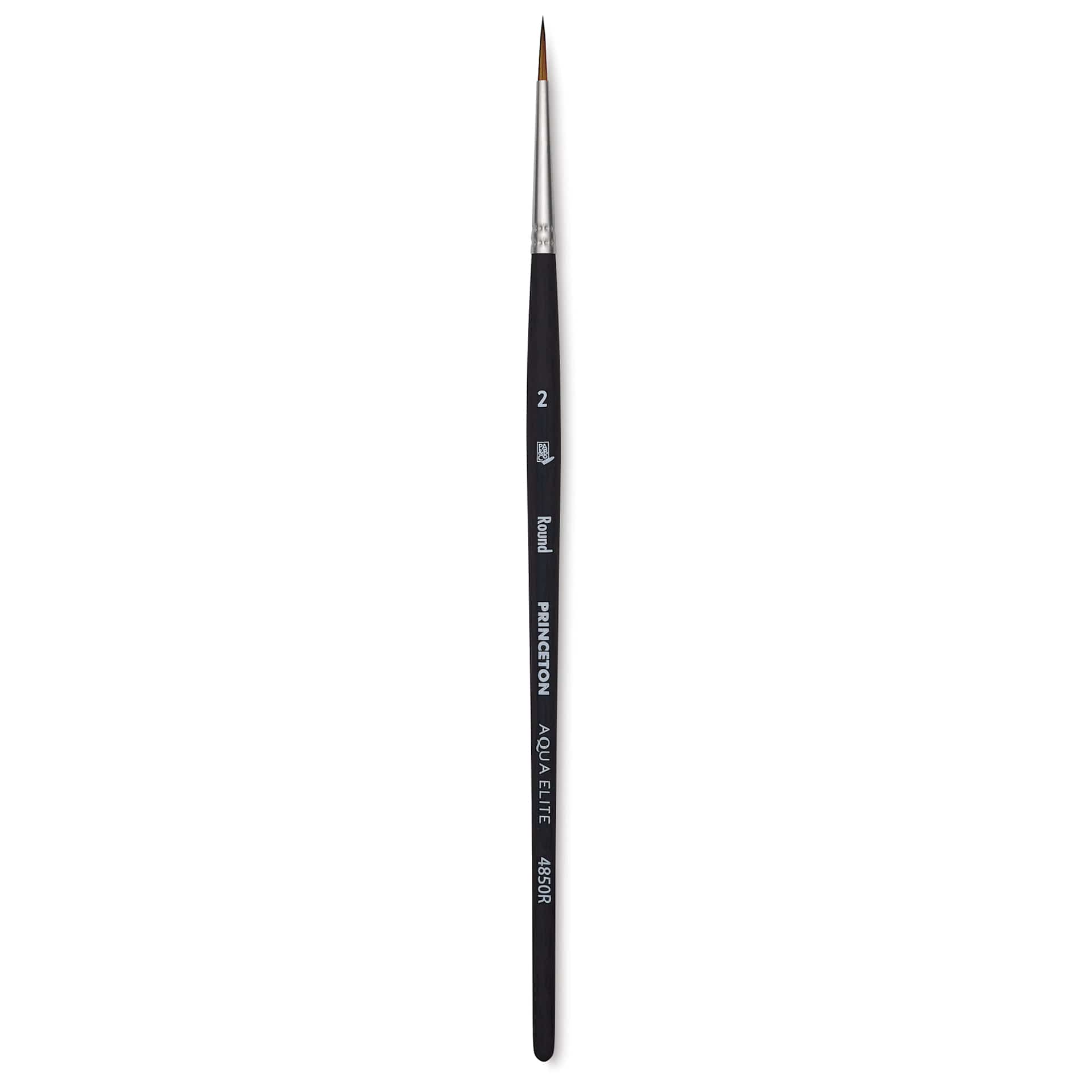 Princeton Aqua Elite Series 4850 Synthetic Brush- Round, Size 2, Short Handle