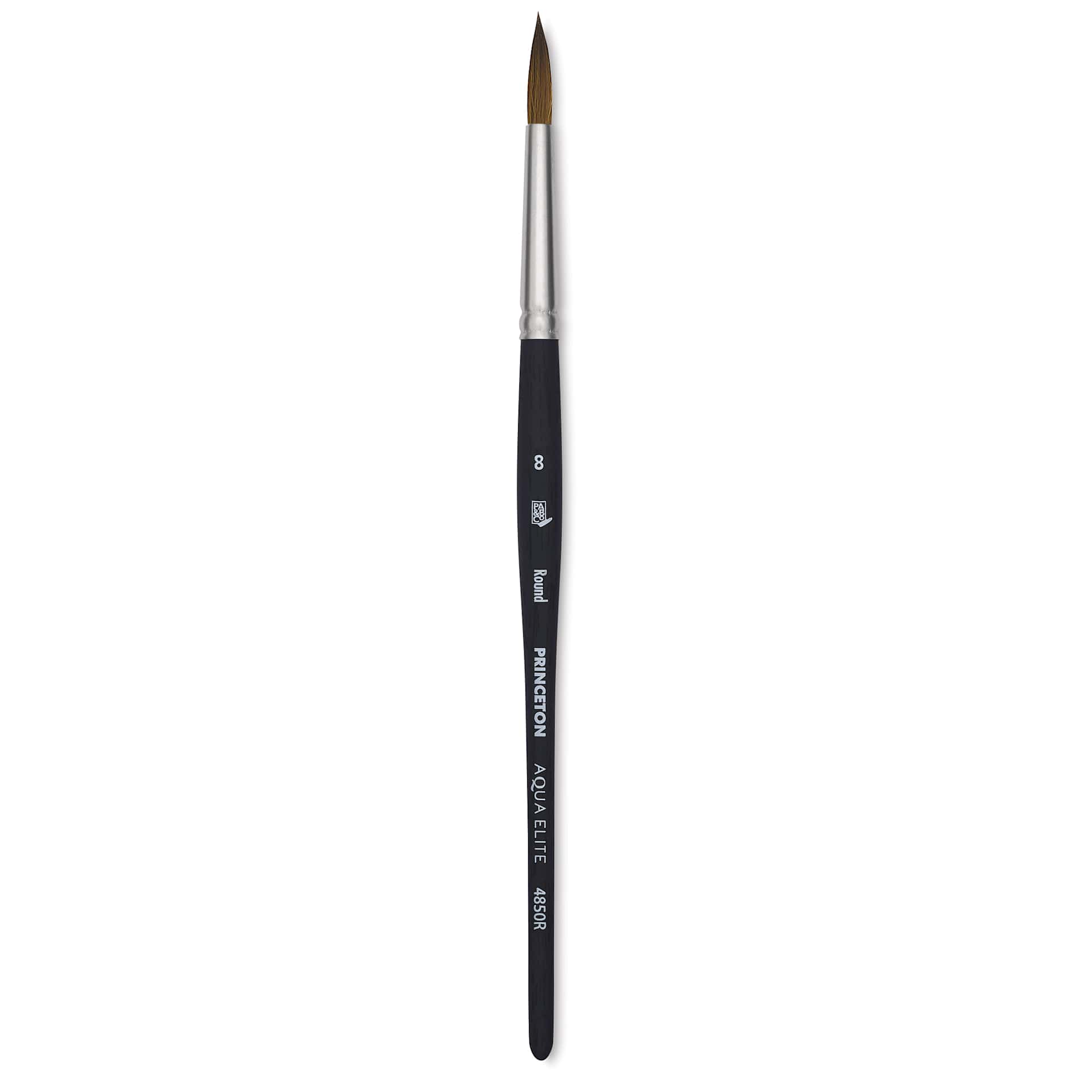 Princeton Aqua Elite Series 4850 Synthetic Brush - Round, Size 8, Short Handle